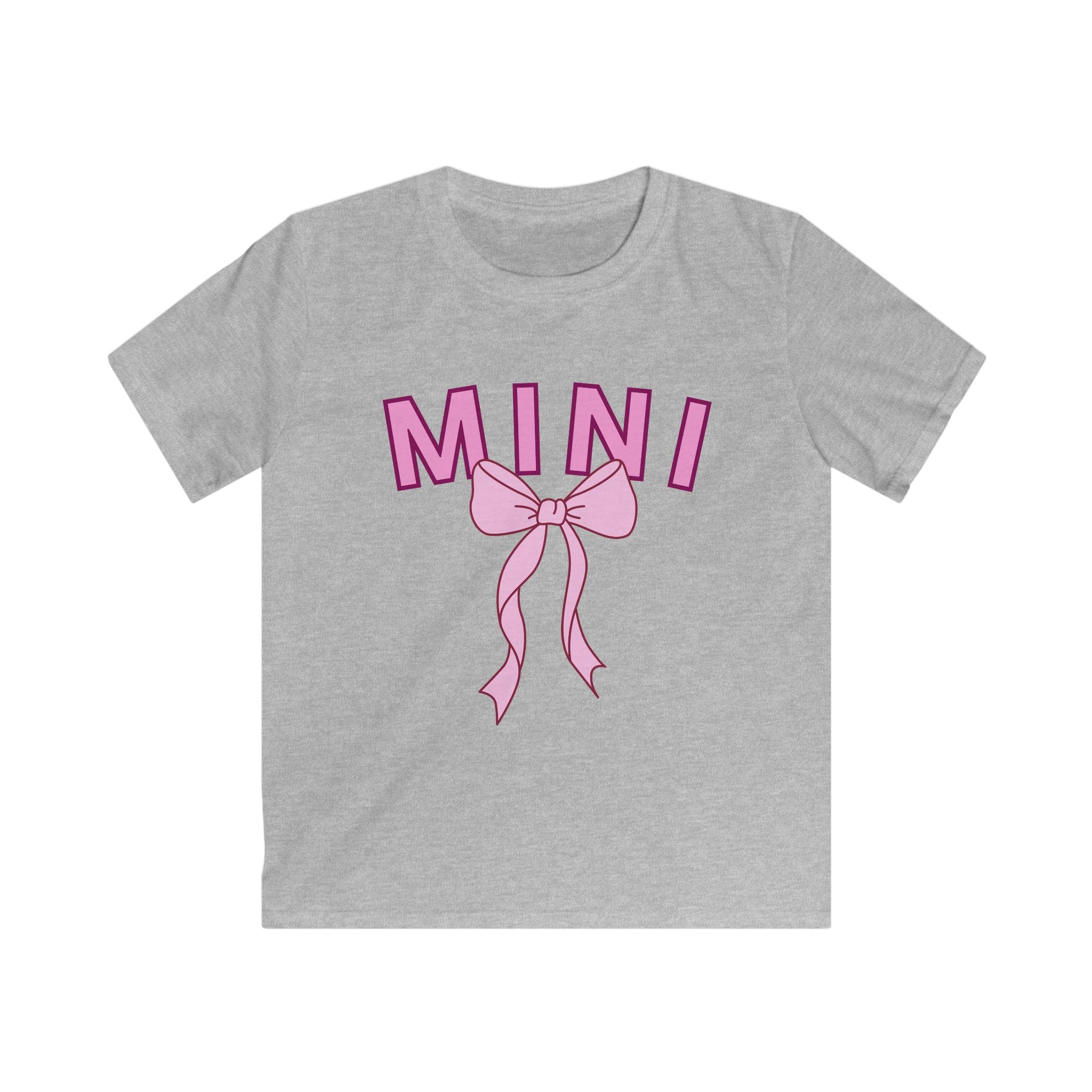 Matching Mama & Kids Tee — Mini Shirt with Bow