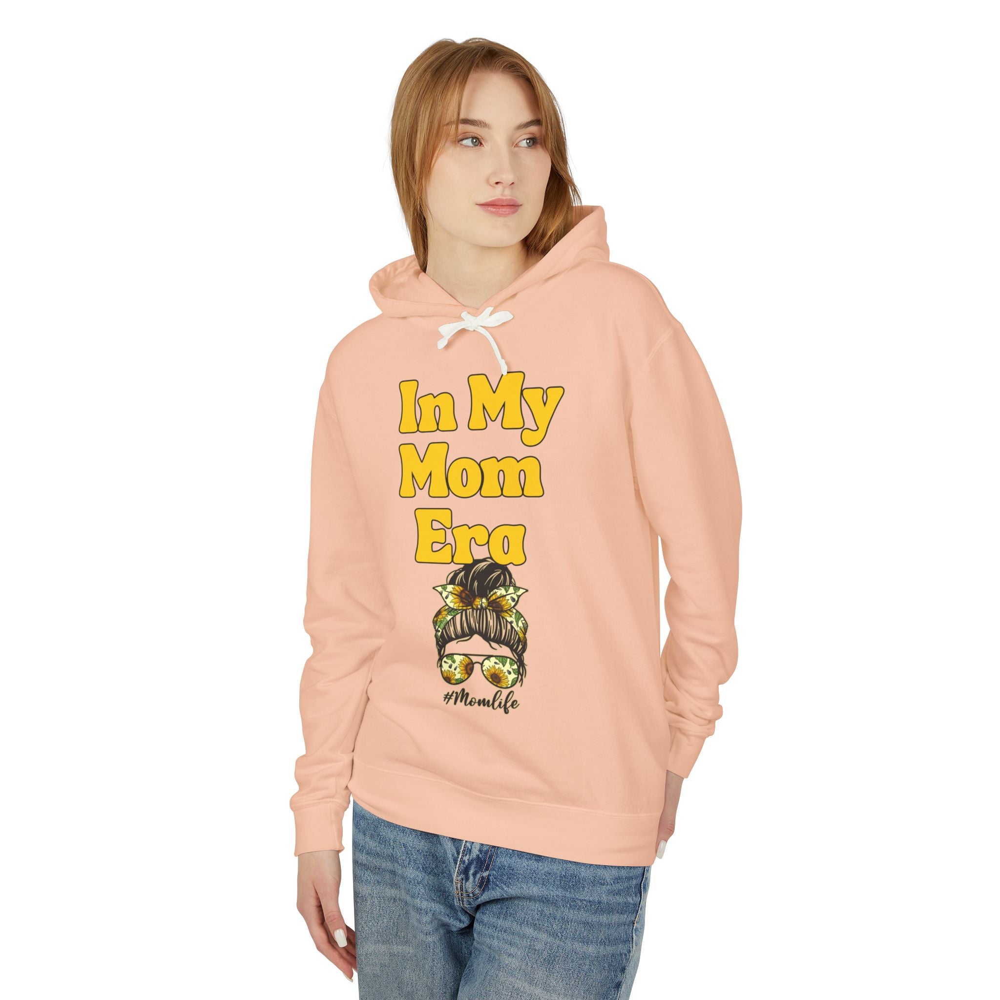"In My Mom Era" Hoodie — Lightweight Mom Life Sweatshirt