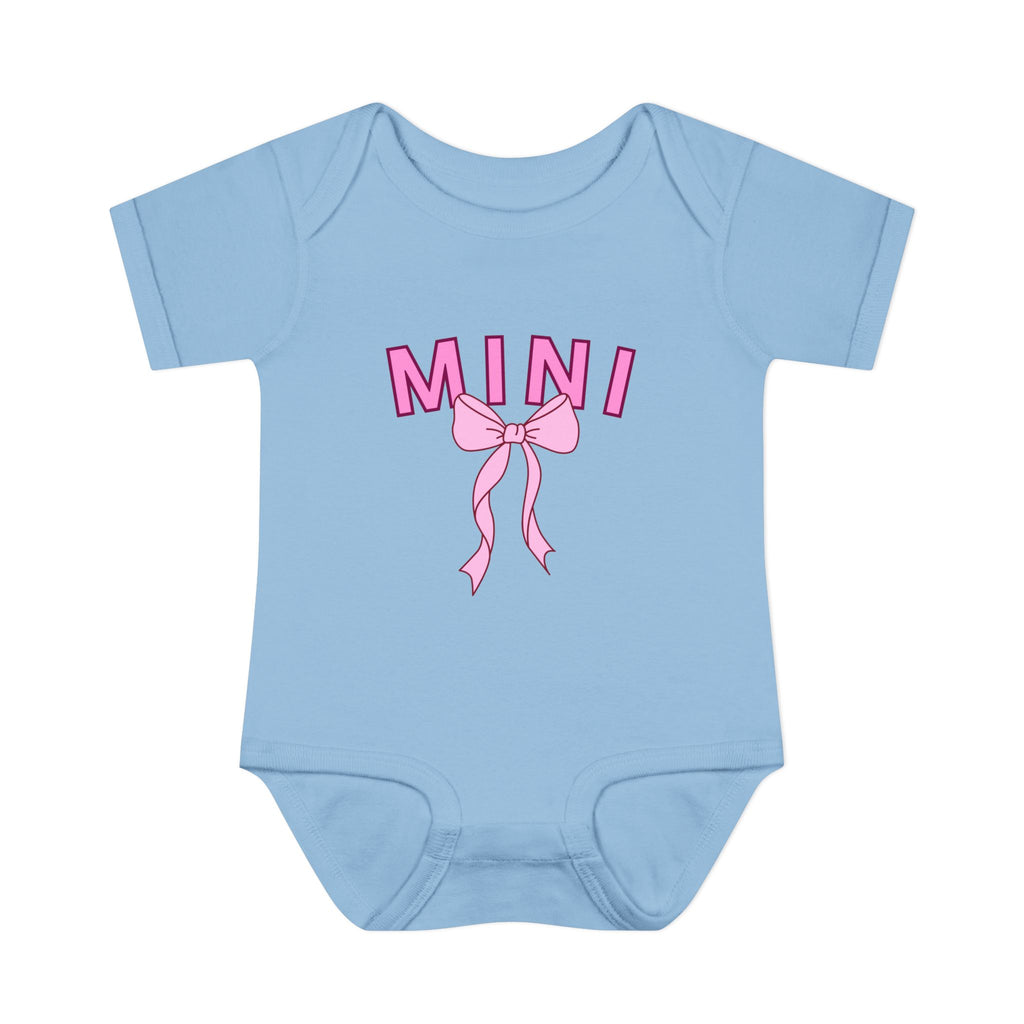 Infant Bodysuit — Mini Onesie with Bow (Matches Mama Shirt)