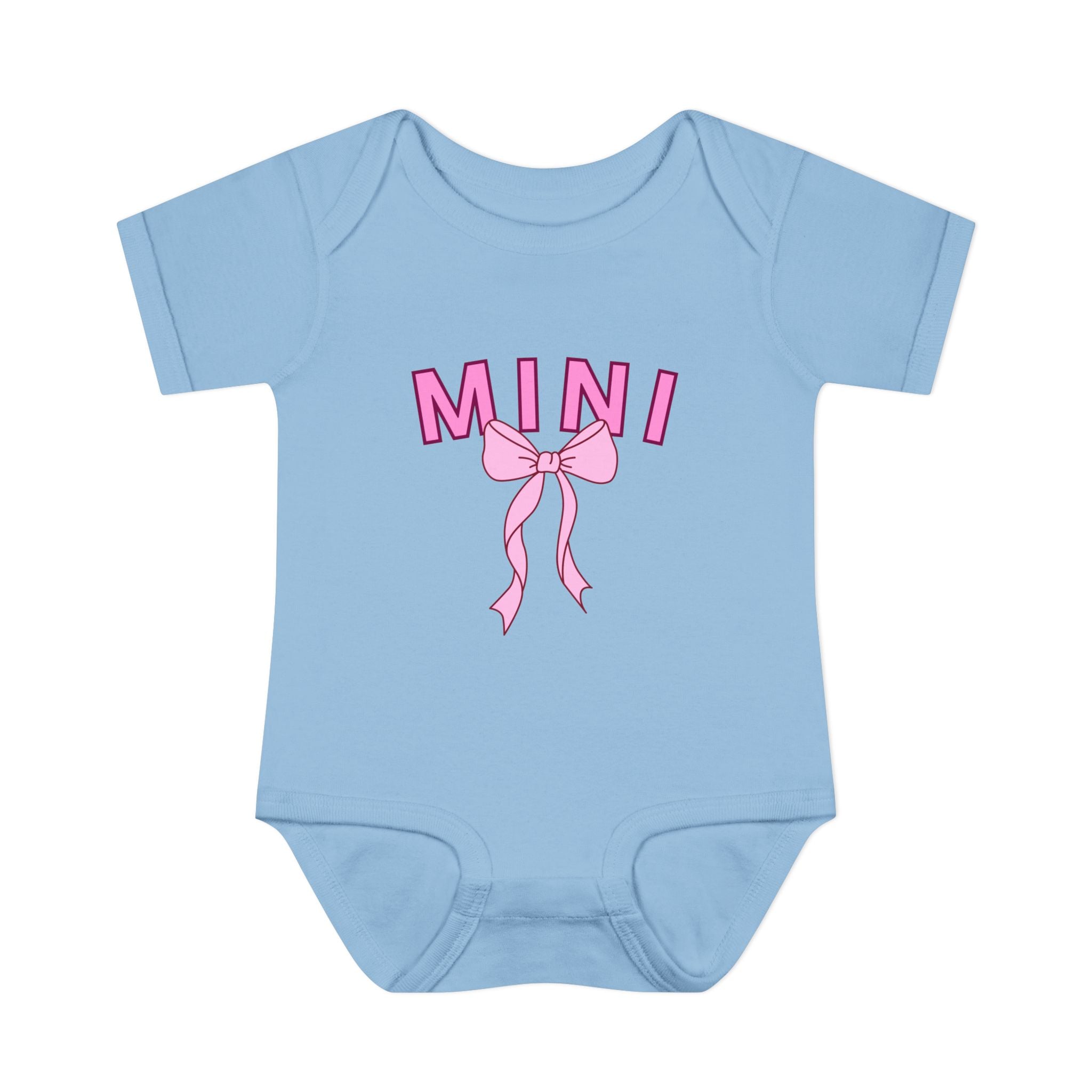 Infant Bodysuit — Mini Onesie with Bow (Matches Mama Shirt)