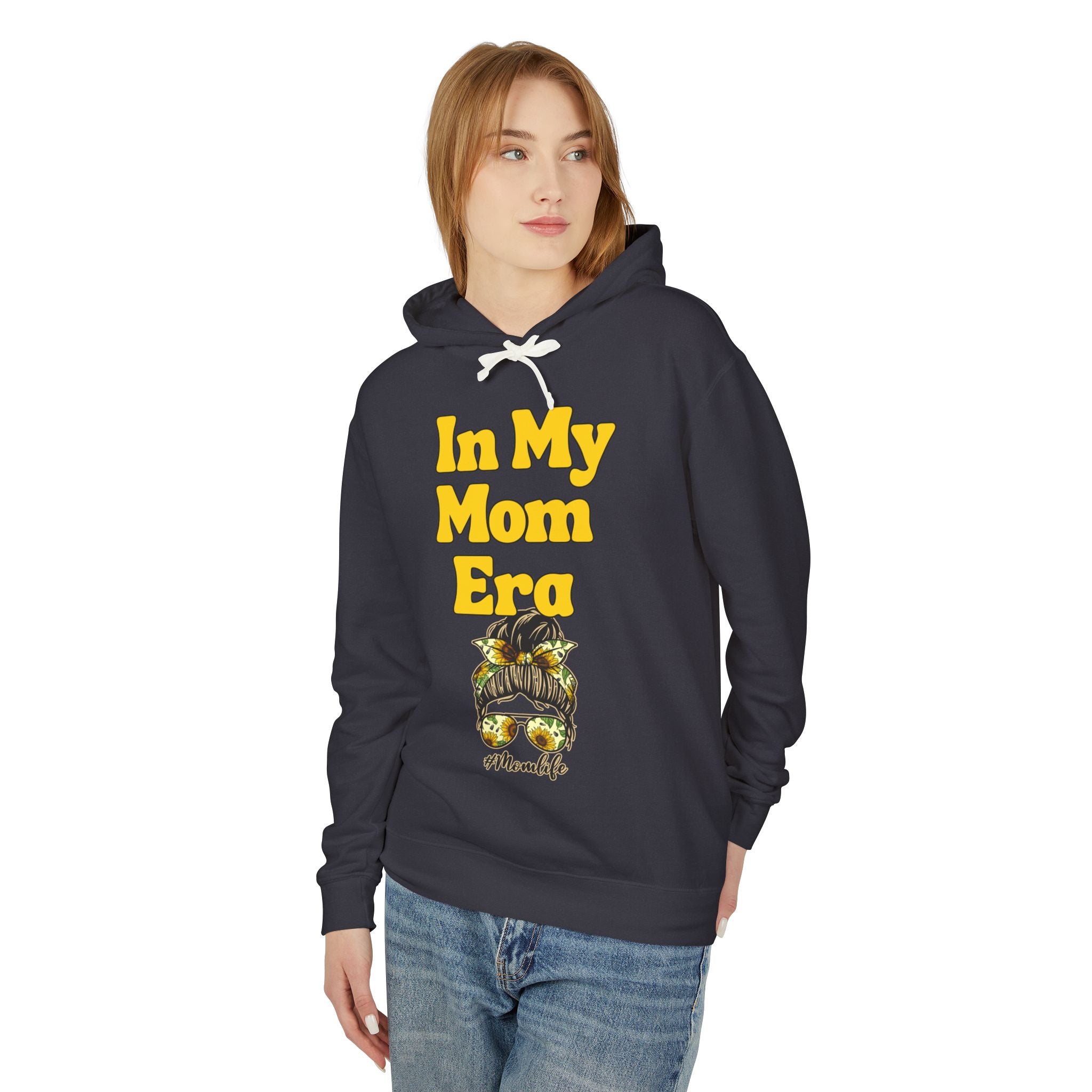 "In My Mom Era" Hoodie — Lightweight Mom Life Sweatshirt
