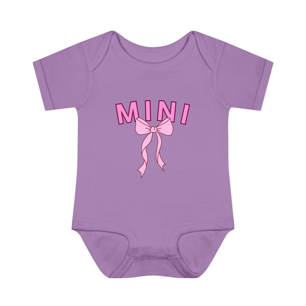 Infant Bodysuit — Mini Onesie with Bow (Matches Mama Shirt)
