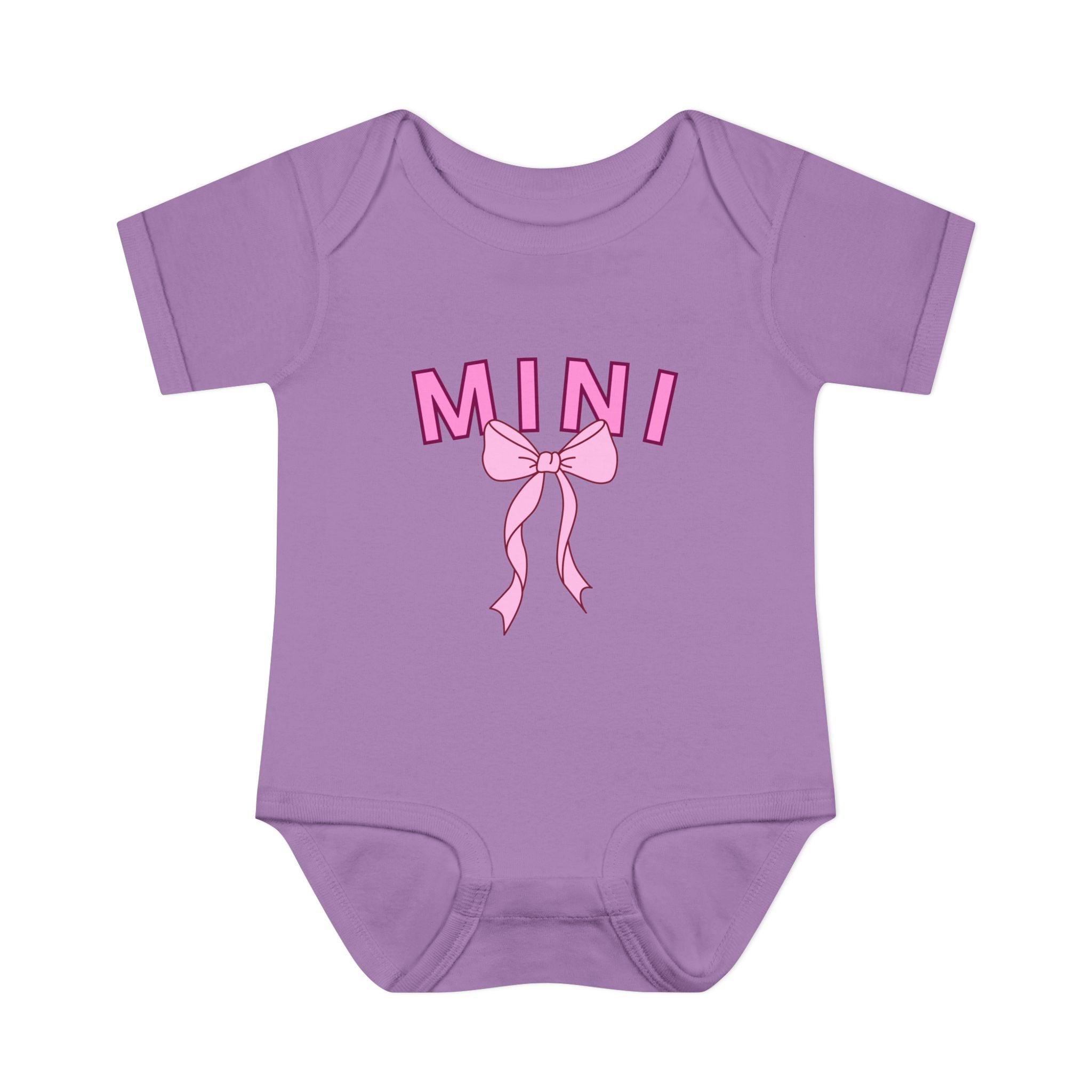 Infant Bodysuit — Mini Onesie with Bow (Matches Mama Shirt)