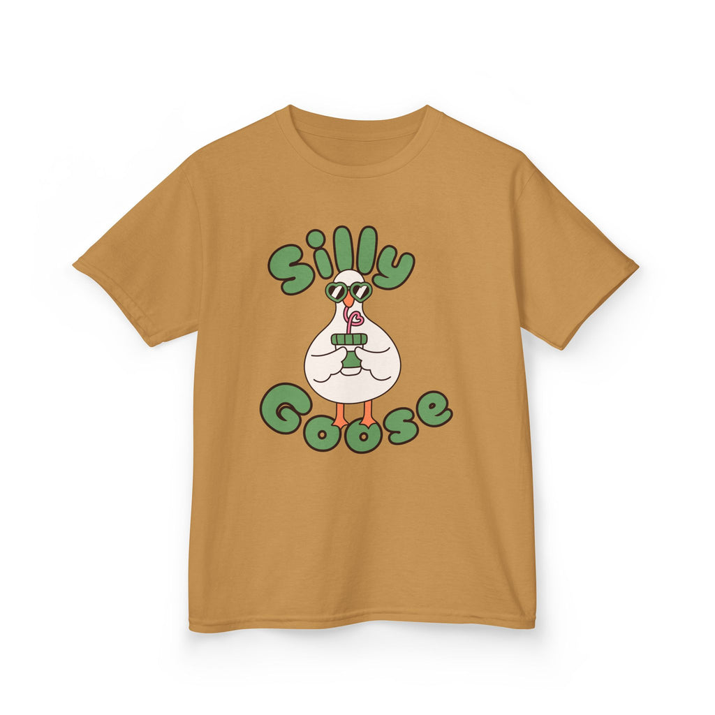 Silly Goose Kids T-Shirt — Cute Cartoon Goose Tee for Children