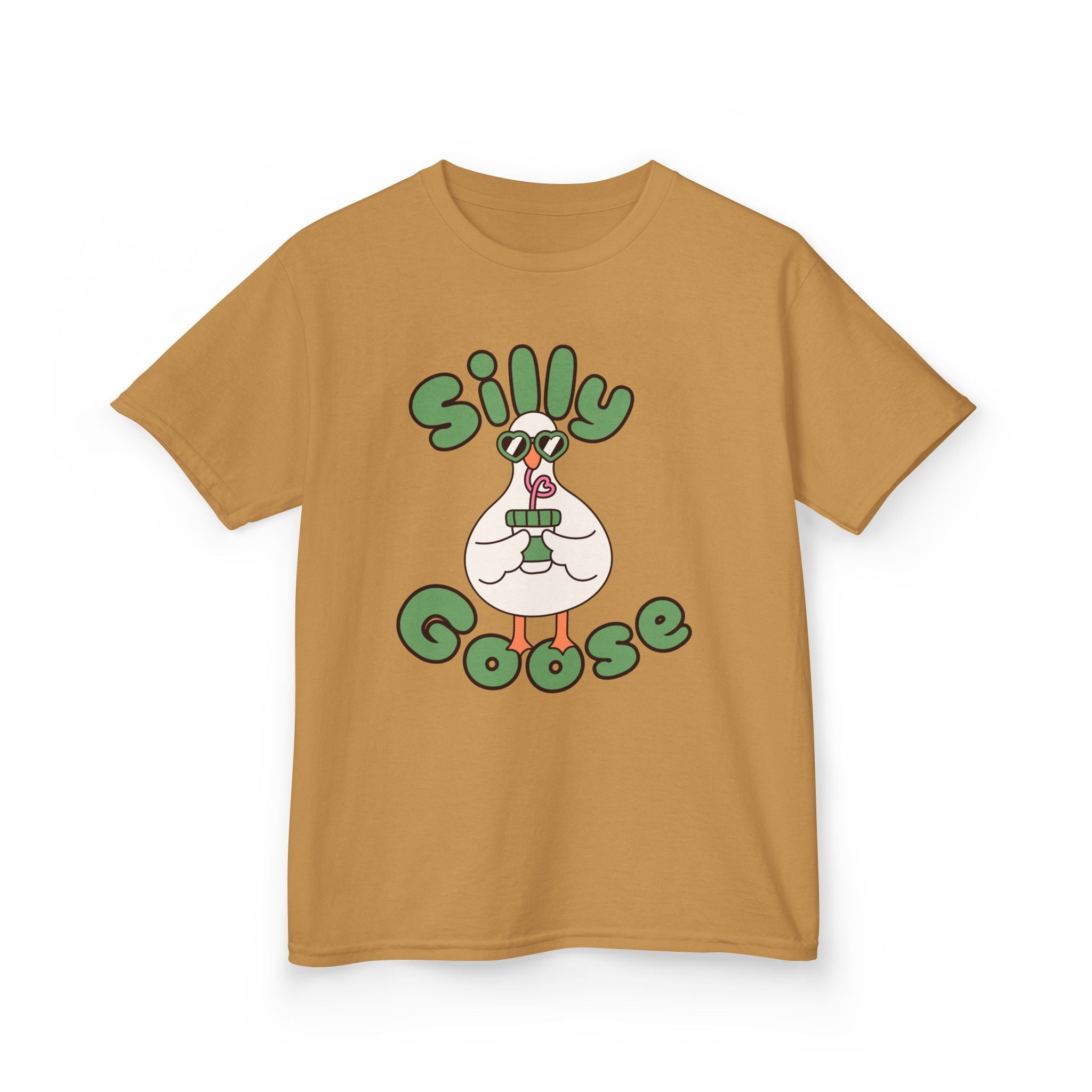 Silly Goose Kids T-Shirt — Cute Cartoon Goose Tee for Children