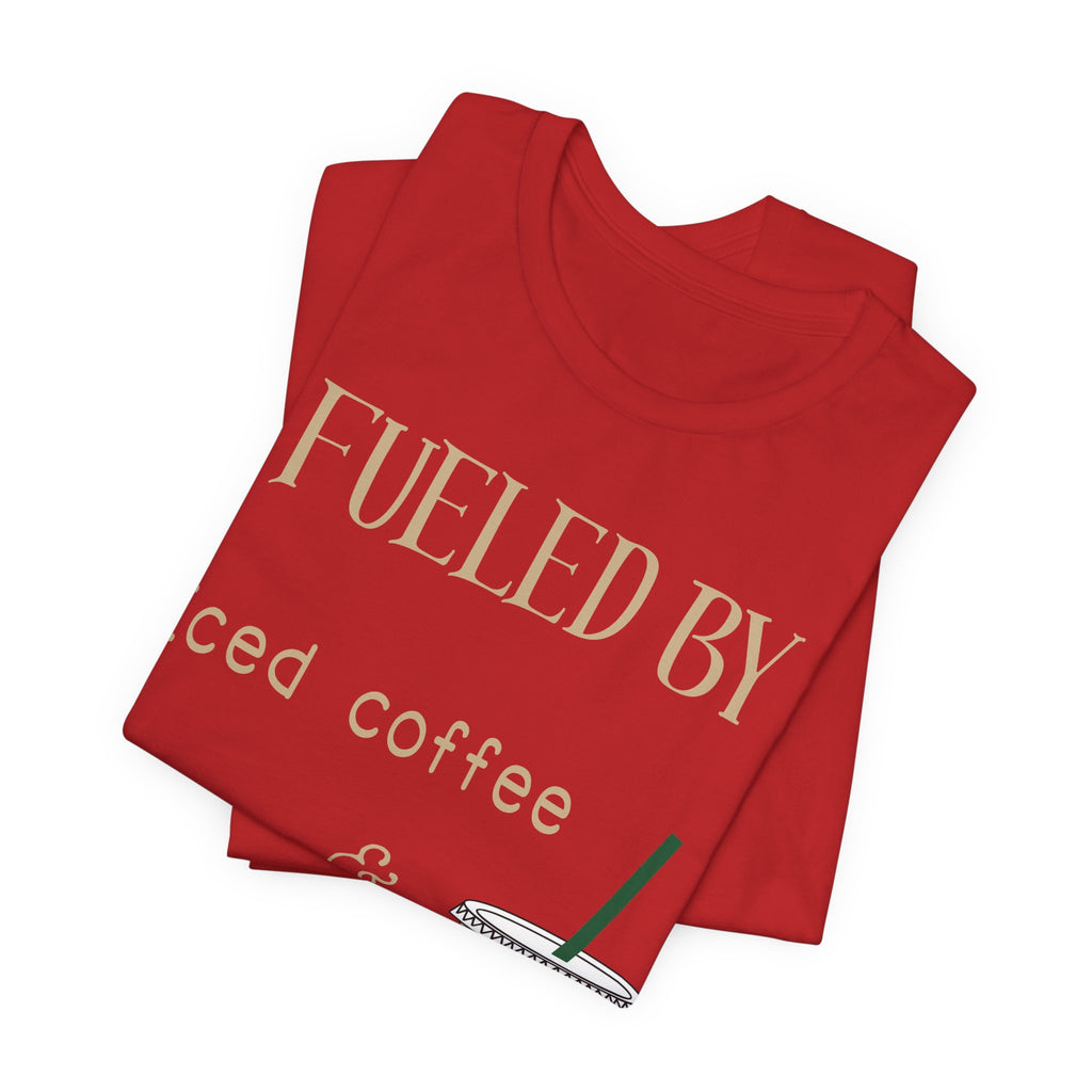 Fueled by Iced Coffee and Anxiety T-Shirt