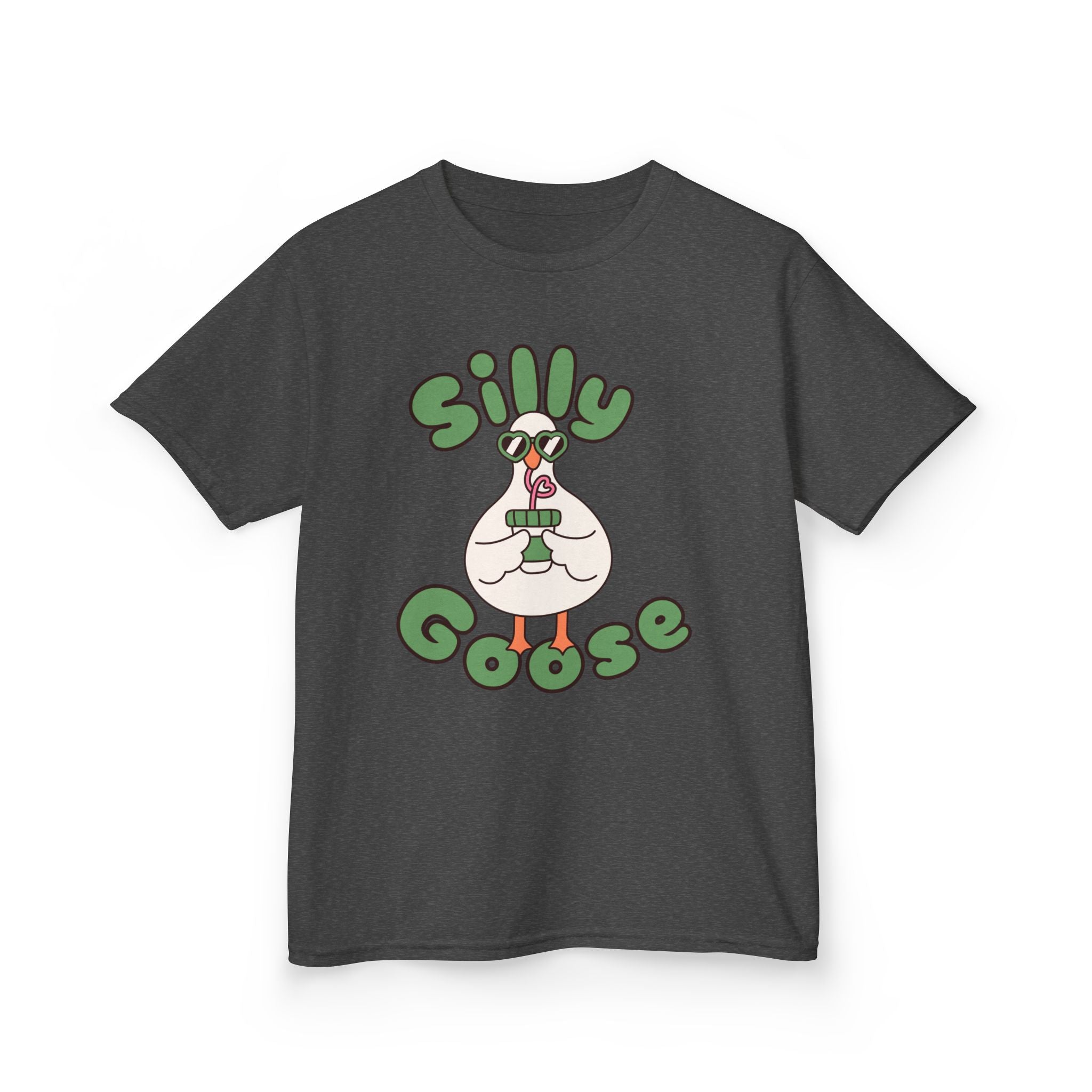 Silly Goose Kids T-Shirt — Cute Cartoon Goose Tee for Children