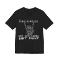 Undiagnosed But Something Ain't Right Skeleton Rock Tee