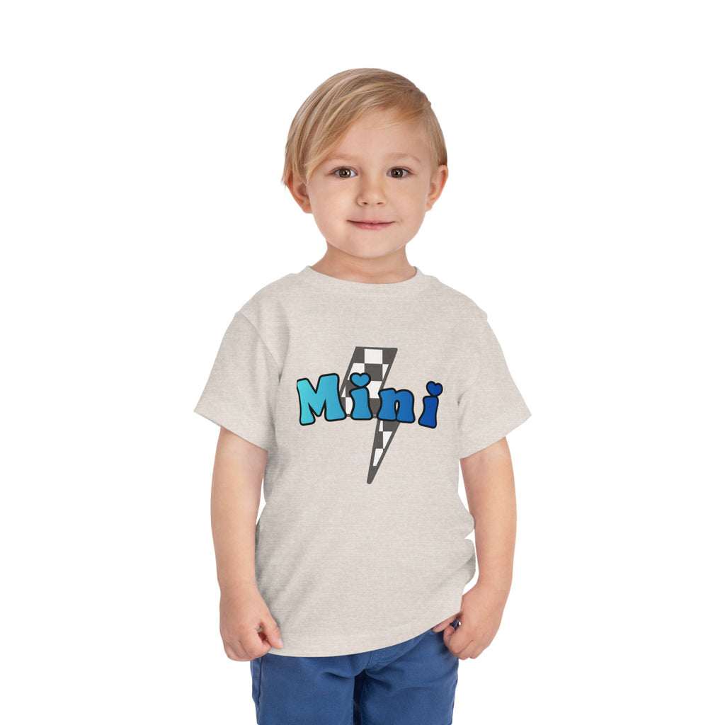 Toddler Lightning Bolt Short Sleeve Tee — Mini Lightning Bolt to Match Mama