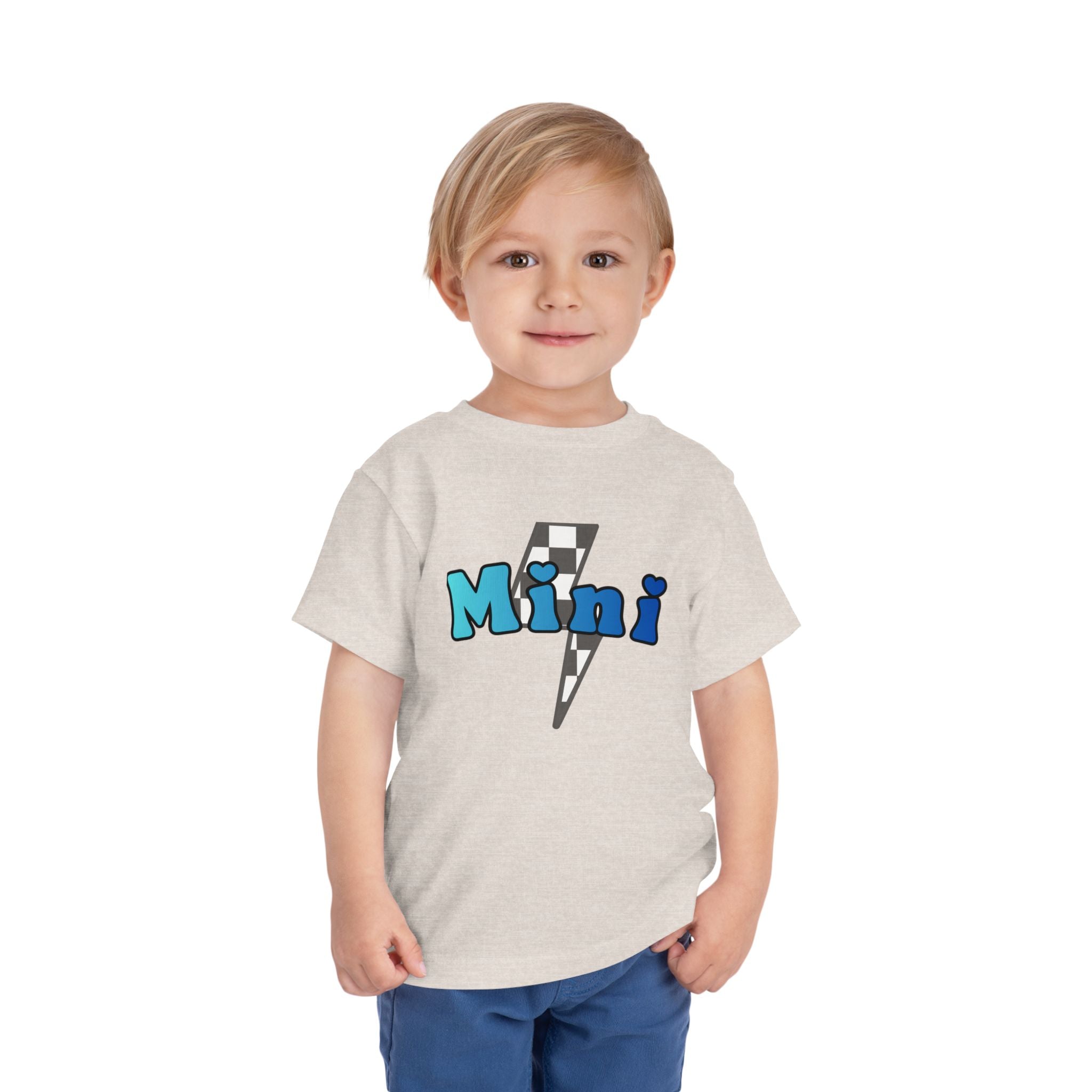Toddler Lightning Bolt Short Sleeve Tee — Mini Lightning Bolt to Match Mama