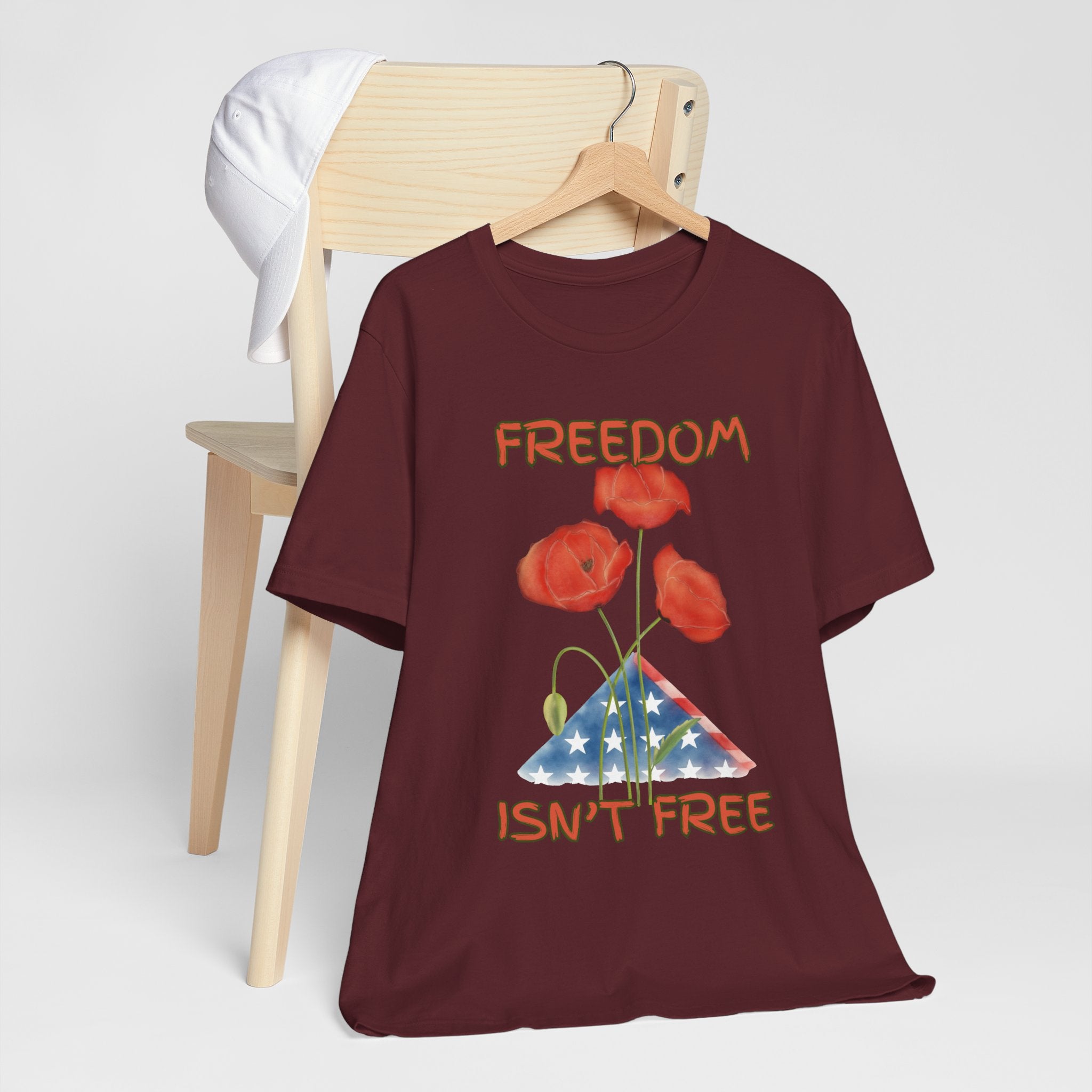 Freedom Isn't Free T-Shirt — Patriotic Tribute Tee