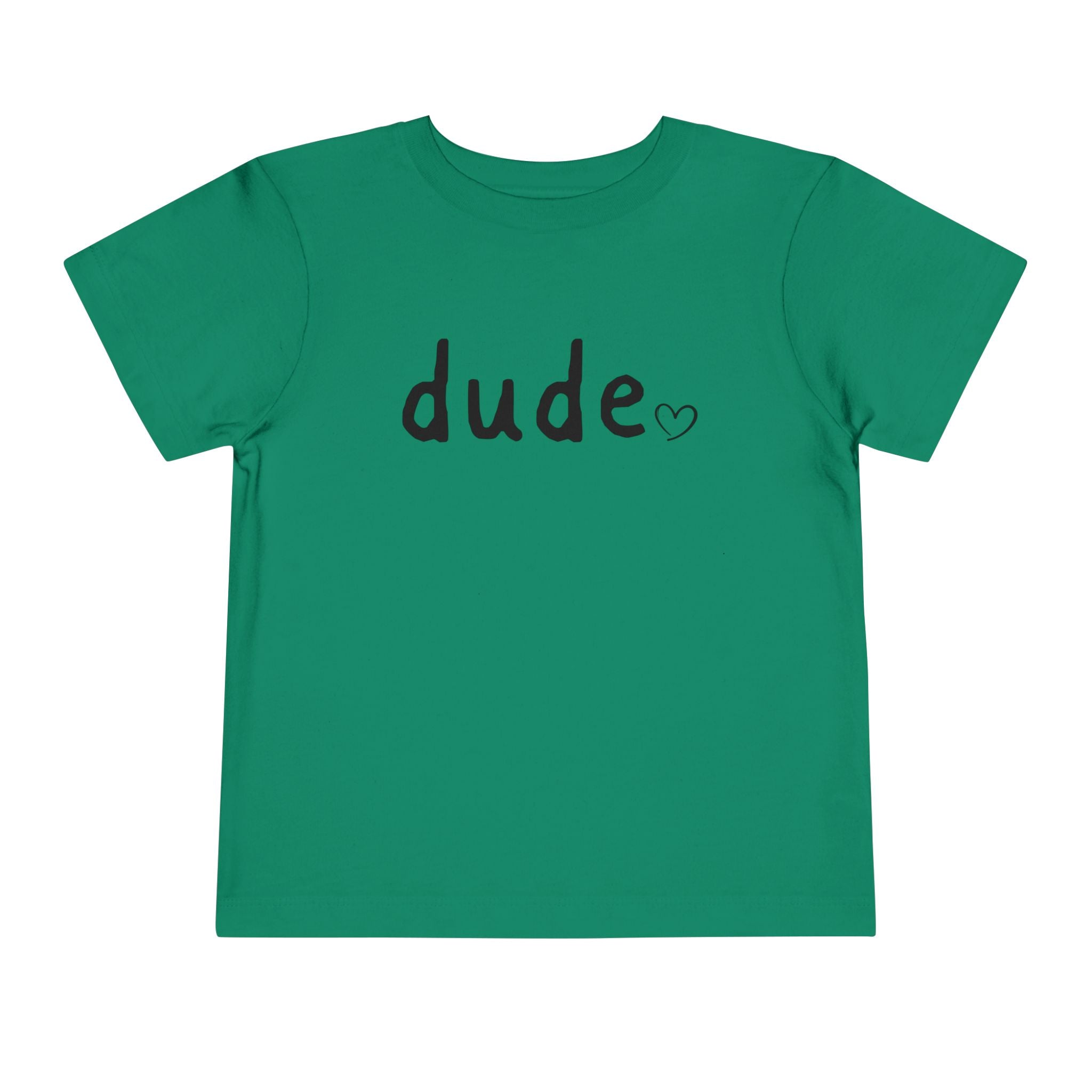 Dude Heart Toddler Tee — Kids' 'Dude' Heart T-Shirt
