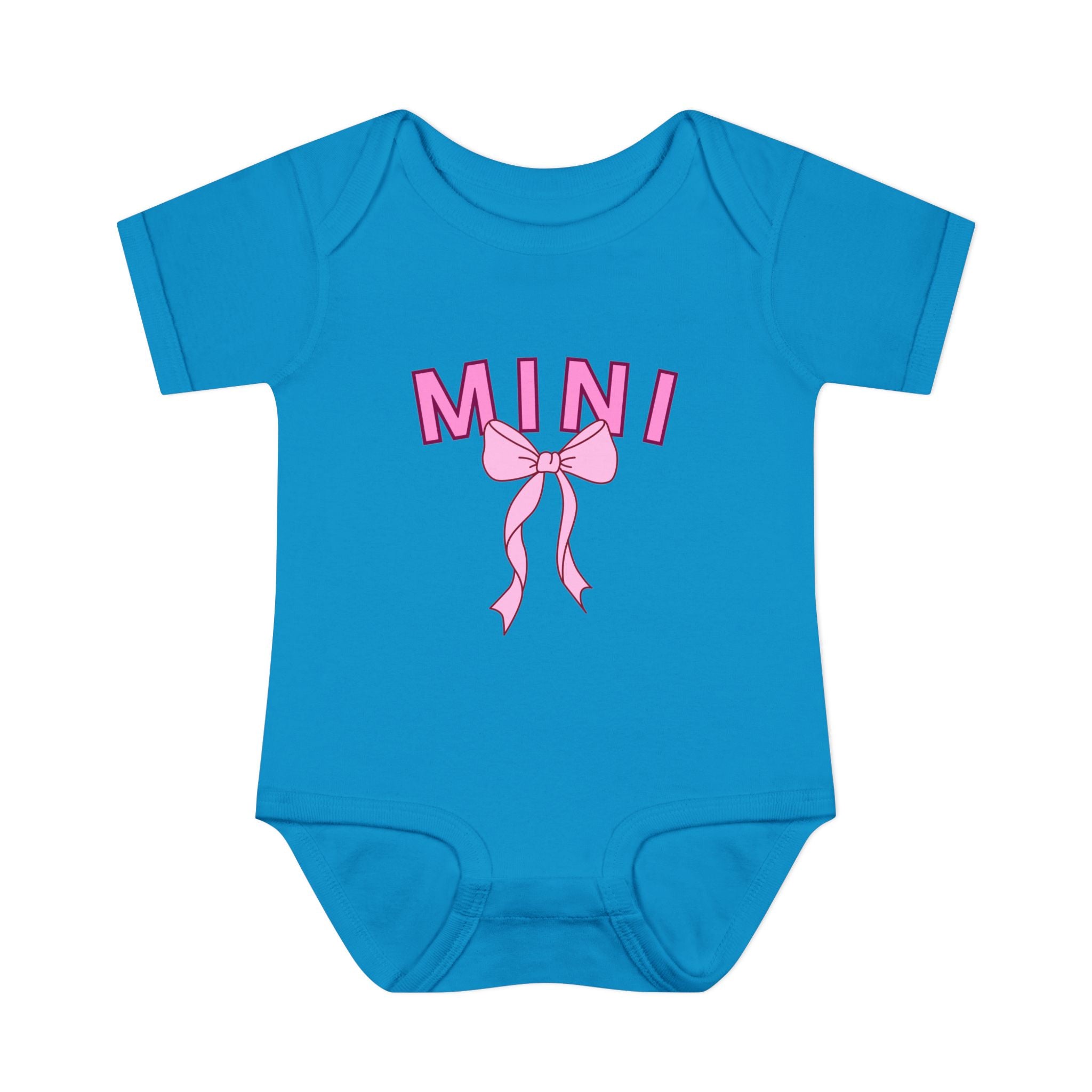 Infant Bodysuit — Mini Onesie with Bow (Matches Mama Shirt)