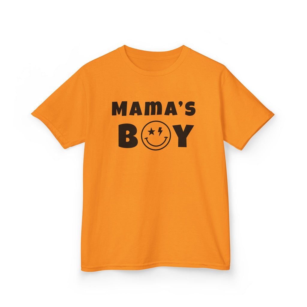 Kids Punk Smiley Tee — “Mama’s Boy” Graphic T-Shirt