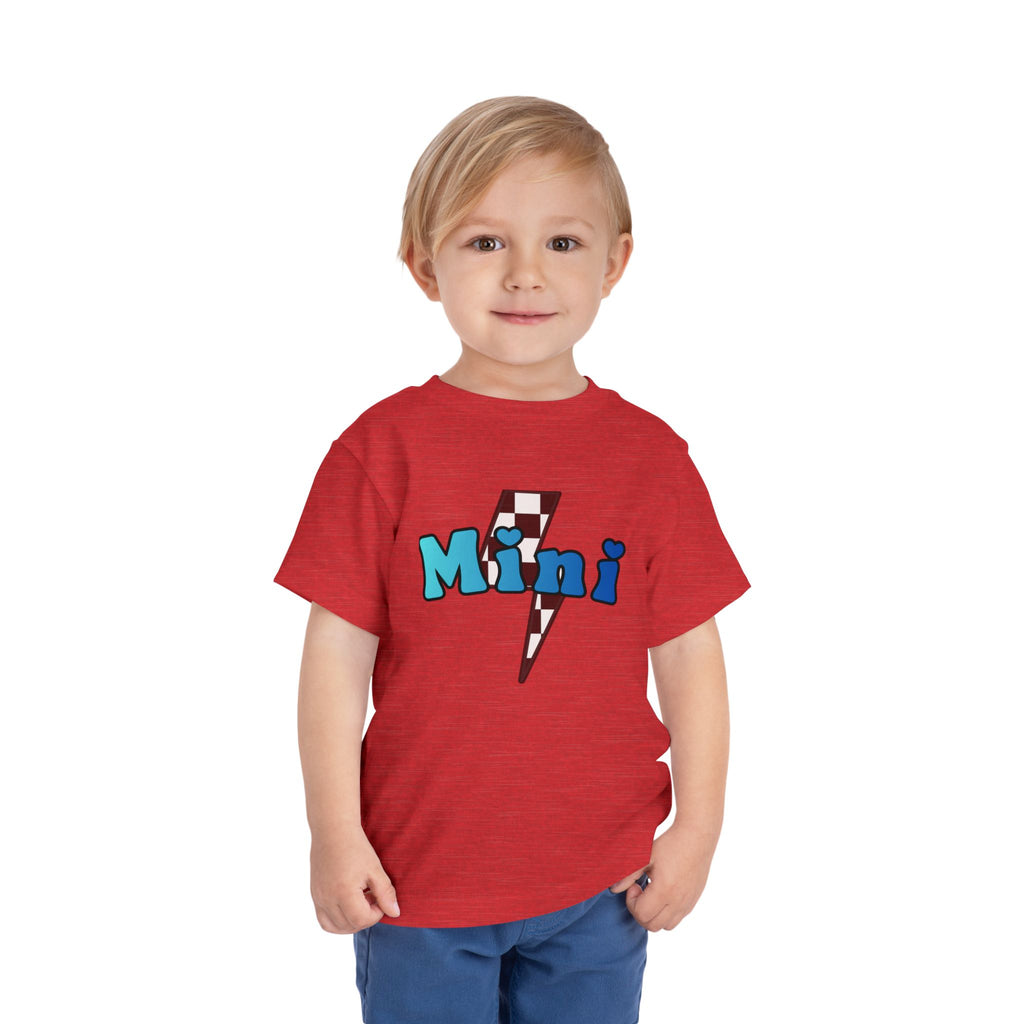 Toddler Lightning Bolt Short Sleeve Tee — Mini Lightning Bolt to Match Mama