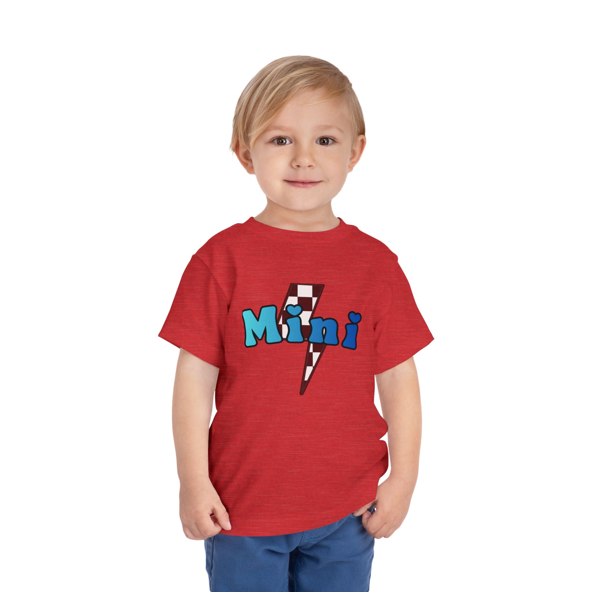 Toddler Lightning Bolt Short Sleeve Tee — Mini Lightning Bolt to Match Mama