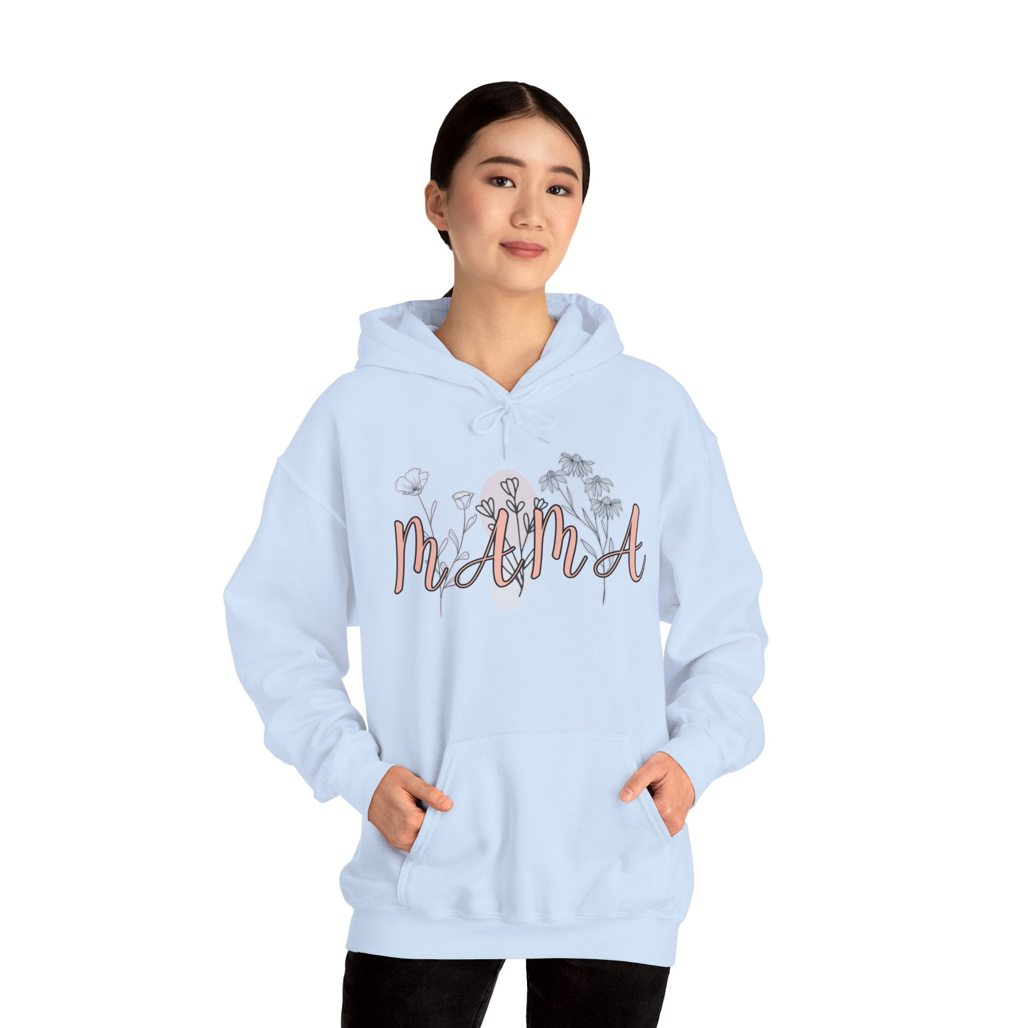 Mama Floral Hoodie – Cozy Mother's Day Gift Sweatshirt