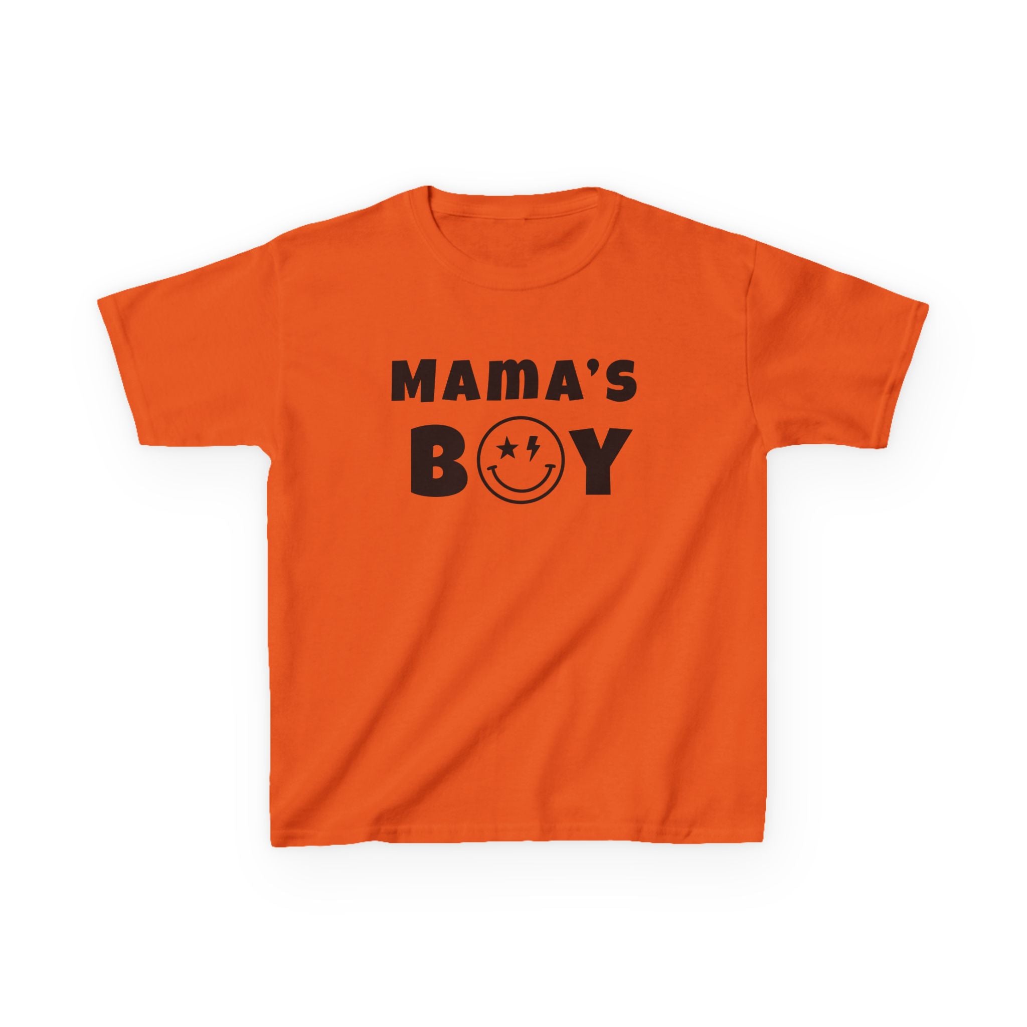 Kids Punk Smiley Tee — “Mama’s Boy” Graphic T-Shirt