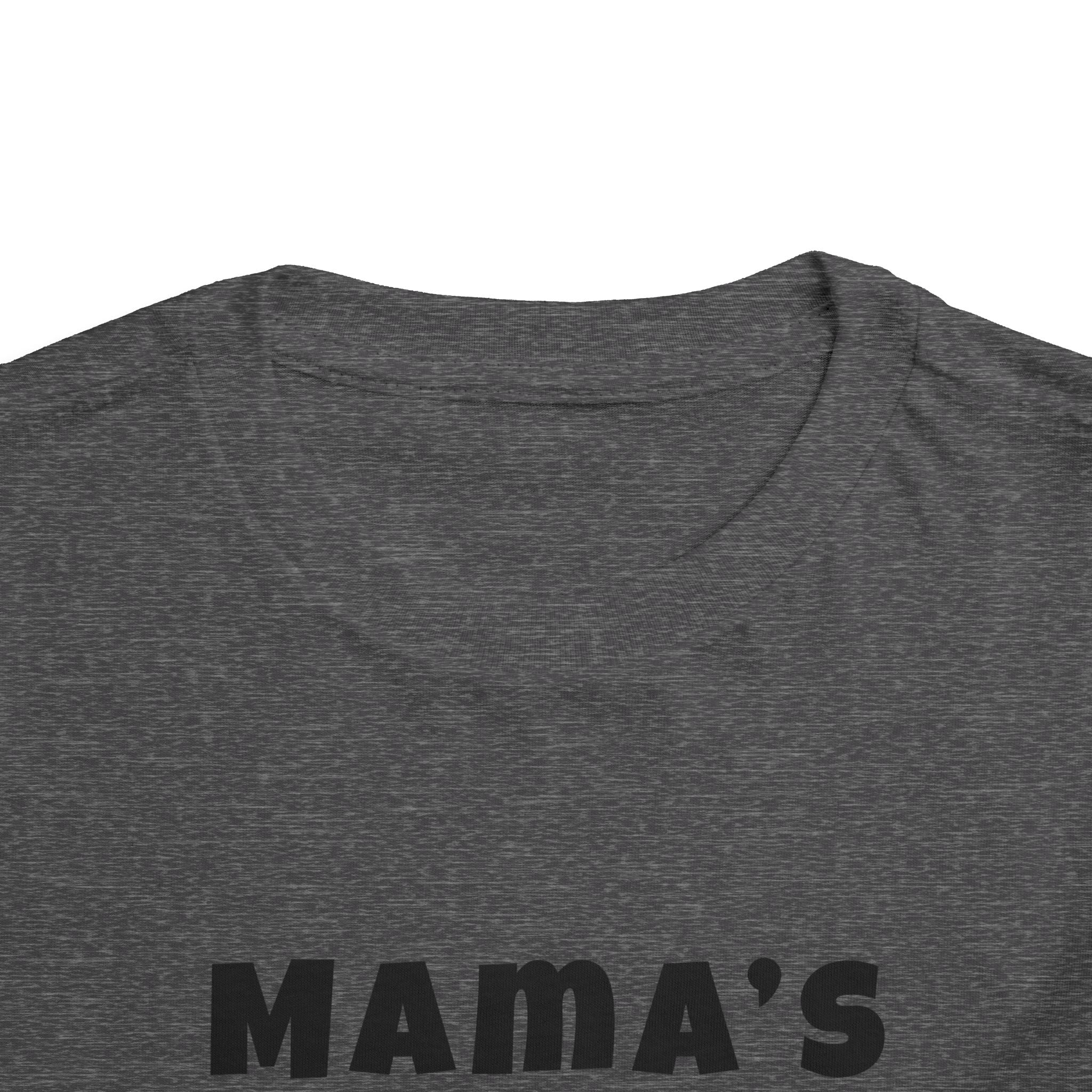 Mama's Boy Toddler Tee — Punk Smiley Graphic