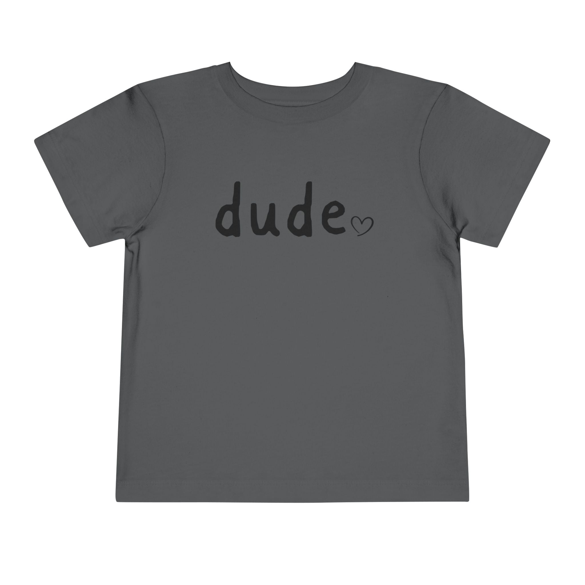 Dude Heart Toddler Tee — Kids' 'Dude' Heart T-Shirt