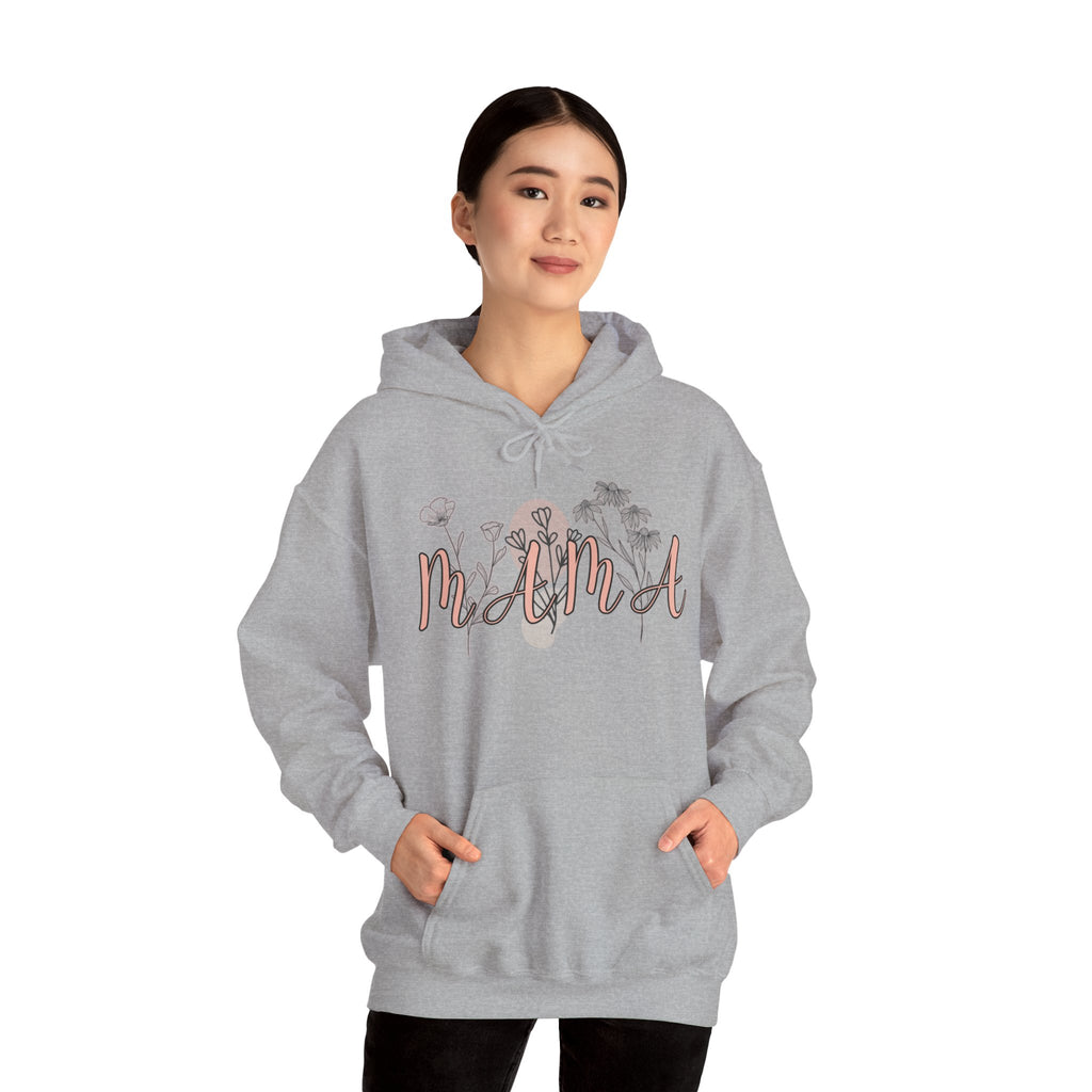 Mama Floral Hoodie – Cozy Mother's Day Gift Sweatshirt