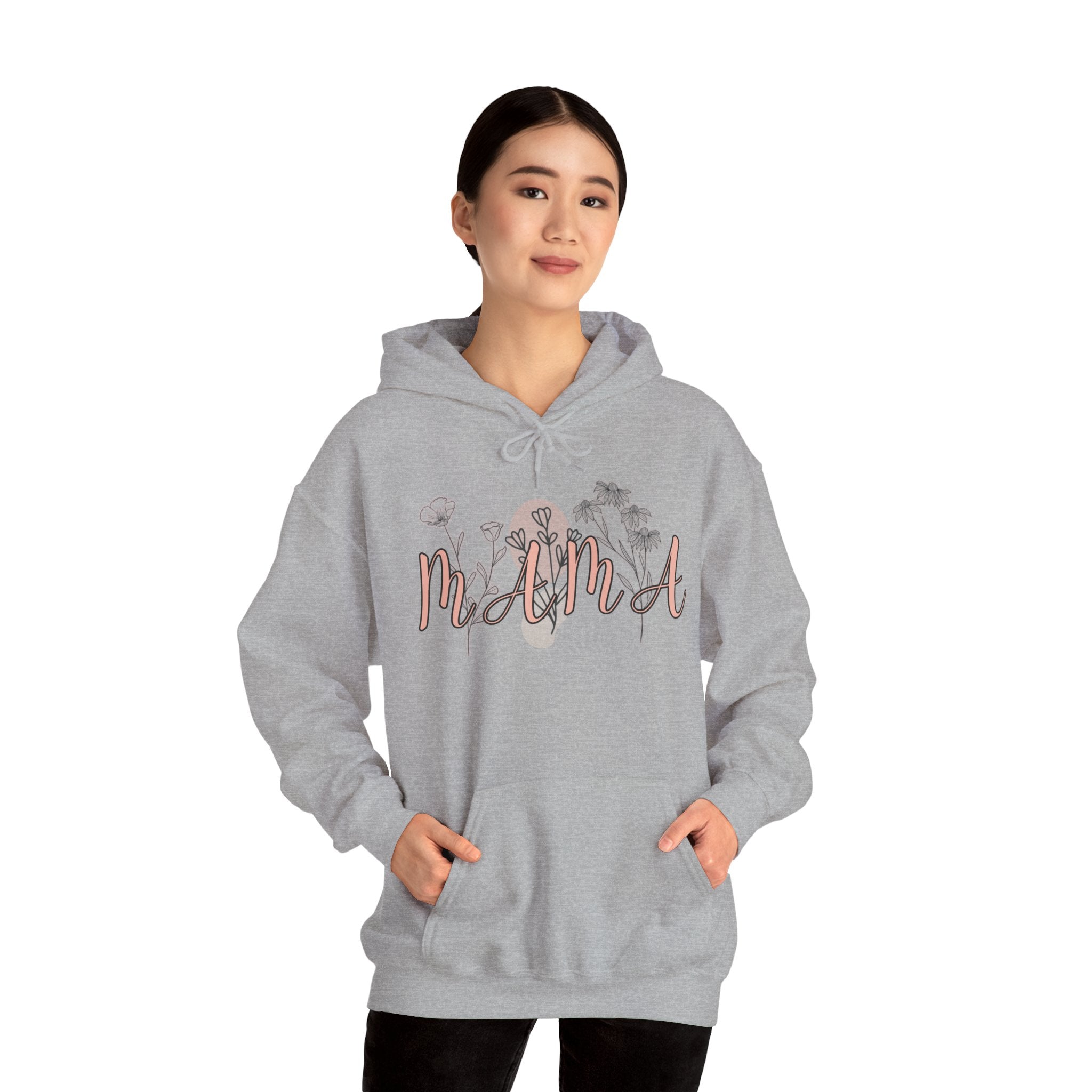 Mama Floral Hoodie – Cozy Mother's Day Gift Sweatshirt