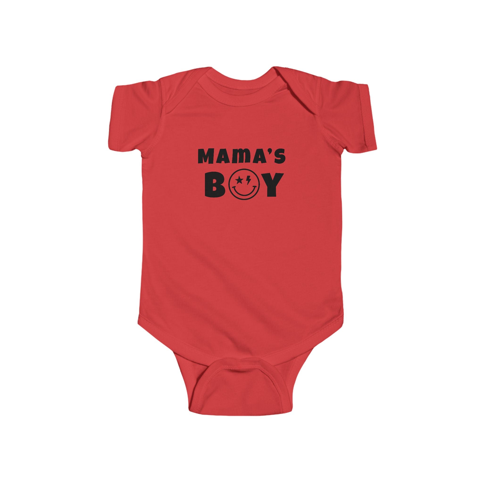 Mama's Boy Punk Smiley Infant Bodysuit