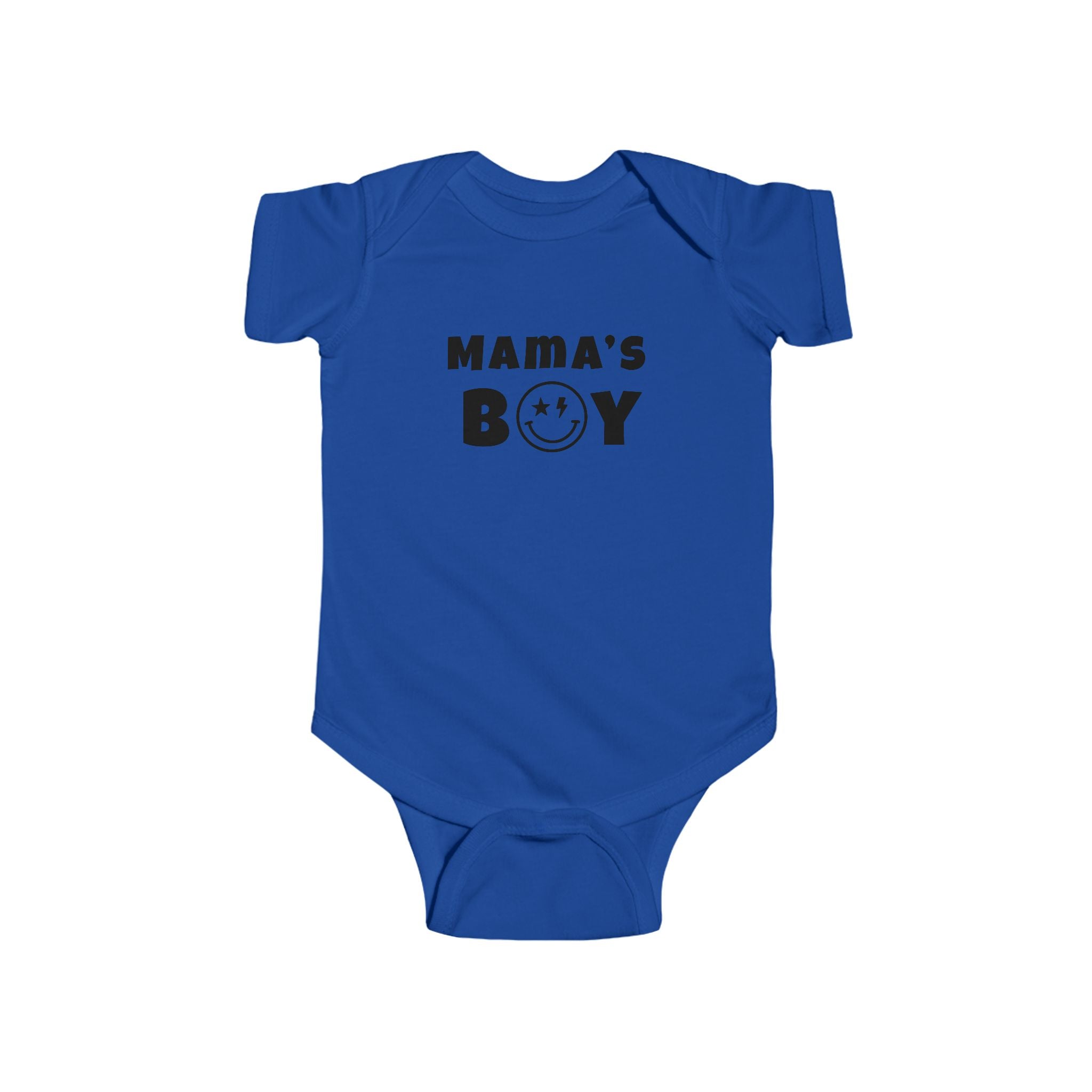 Mama's Boy Punk Smiley Infant Bodysuit