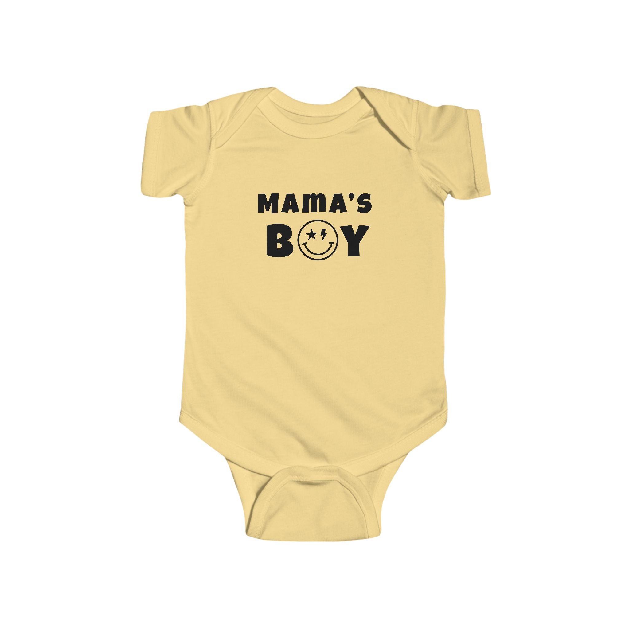 Mama's Boy Punk Smiley Infant Bodysuit