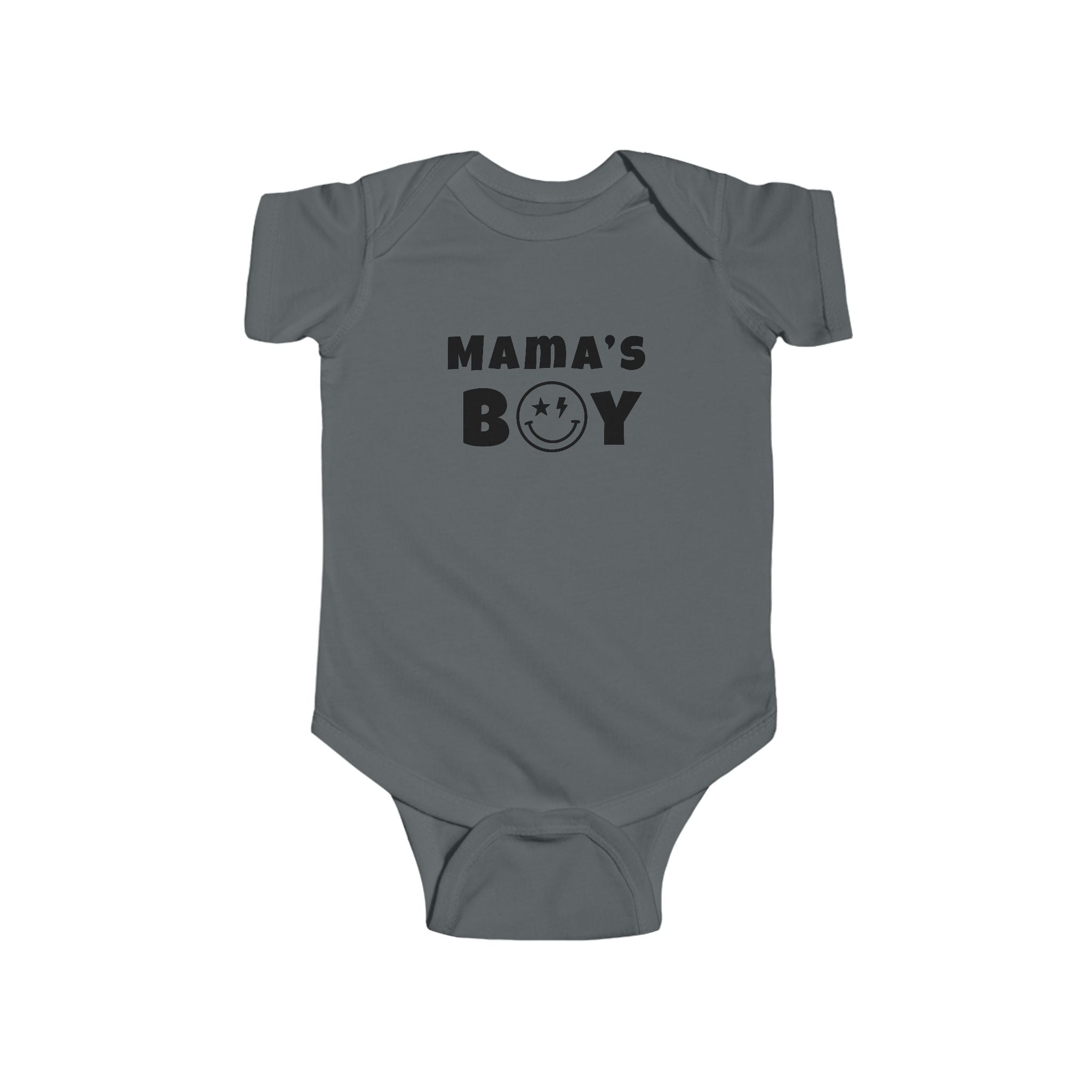 Mama's Boy Punk Smiley Infant Bodysuit