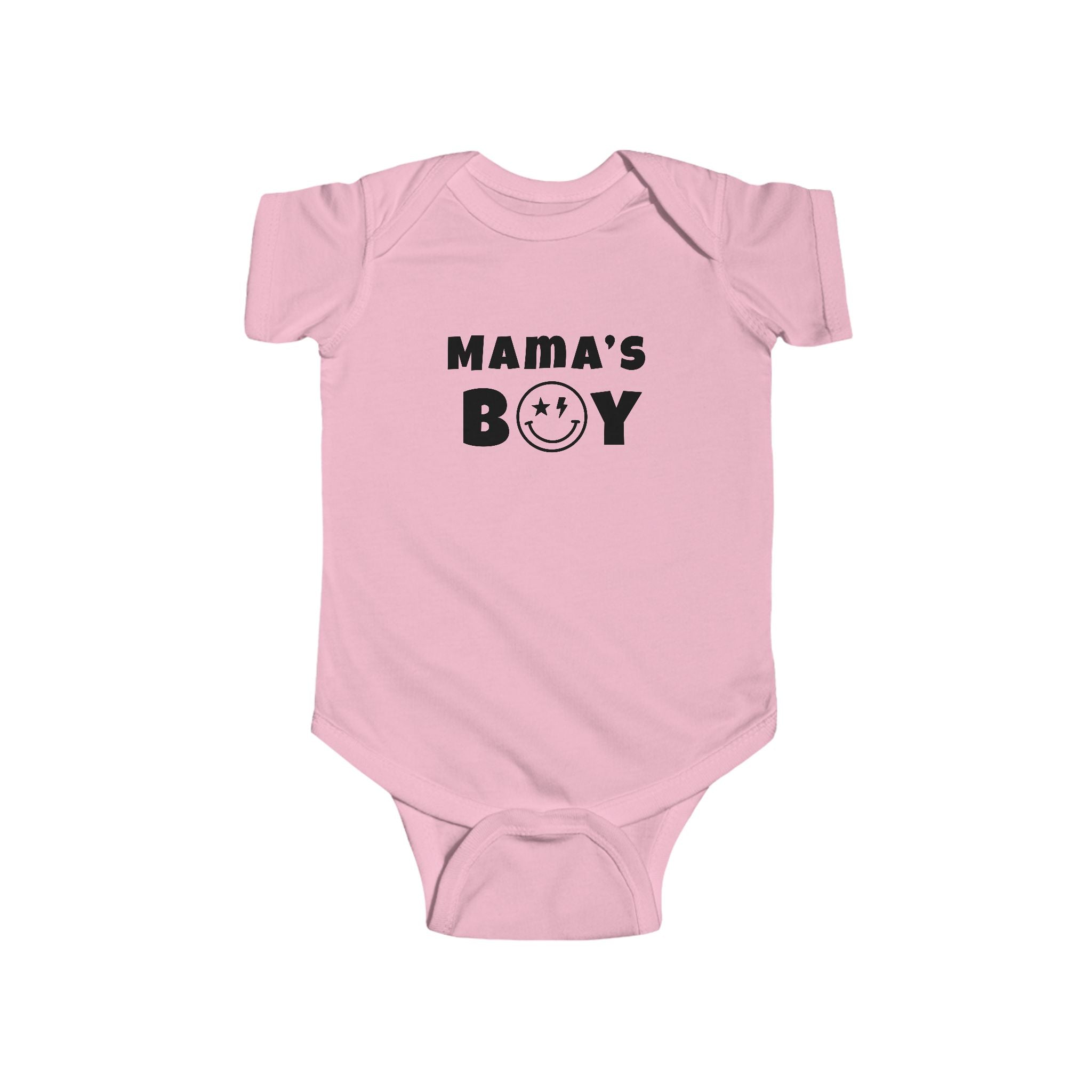 Mama's Boy Punk Smiley Infant Bodysuit
