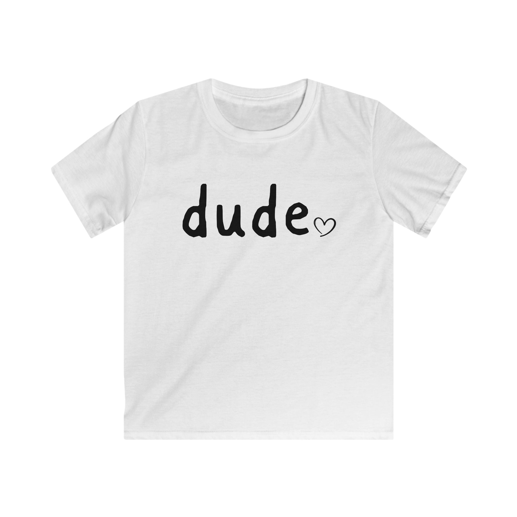 Kids "Dude" T-Shirt — Fun Casual Tee for Boys