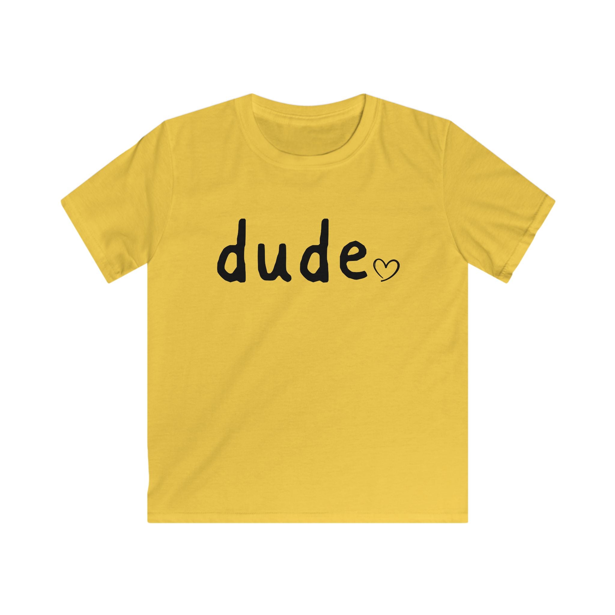 Kids "Dude" T-Shirt — Fun Casual Tee for Boys