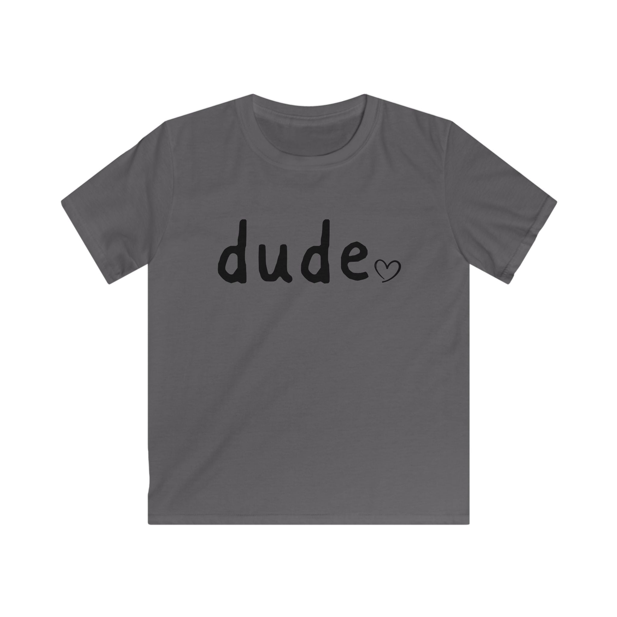Kids "Dude" T-Shirt — Fun Casual Tee for Boys