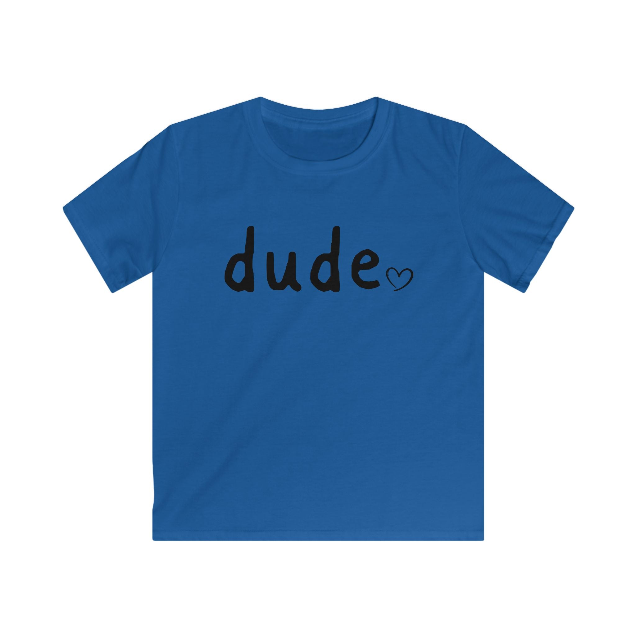 Kids "Dude" T-Shirt — Fun Casual Tee for Boys