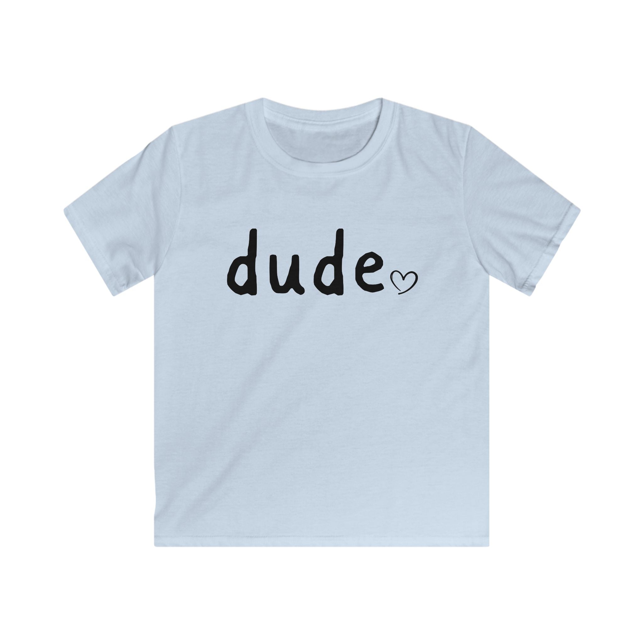 Kids "Dude" T-Shirt — Fun Casual Tee for Boys