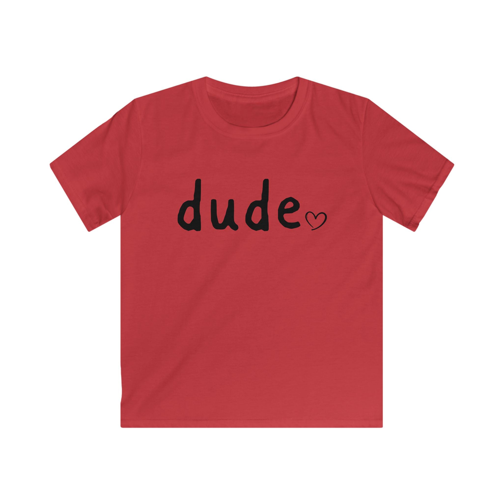 Kids "Dude" T-Shirt — Fun Casual Tee for Boys