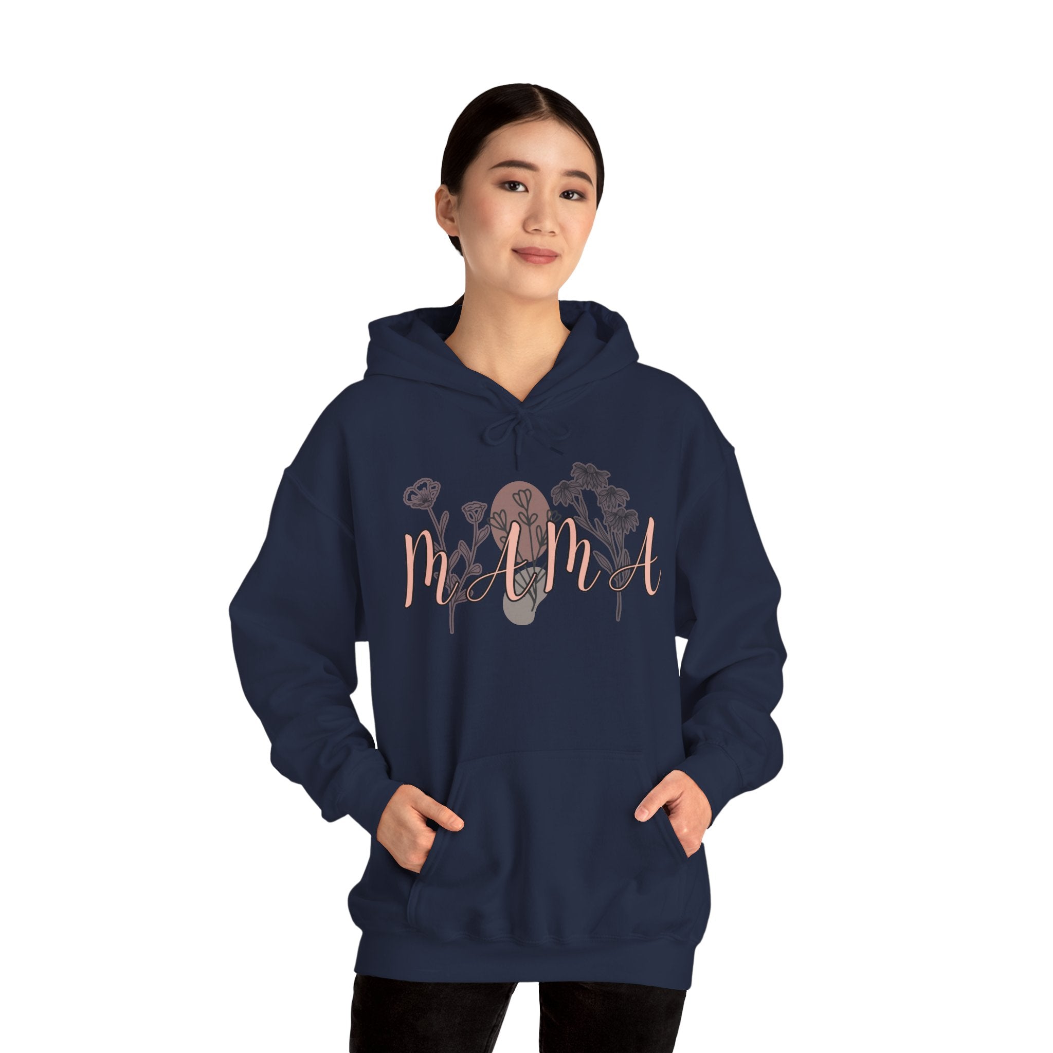 Mama Floral Hoodie – Cozy Mother's Day Gift Sweatshirt