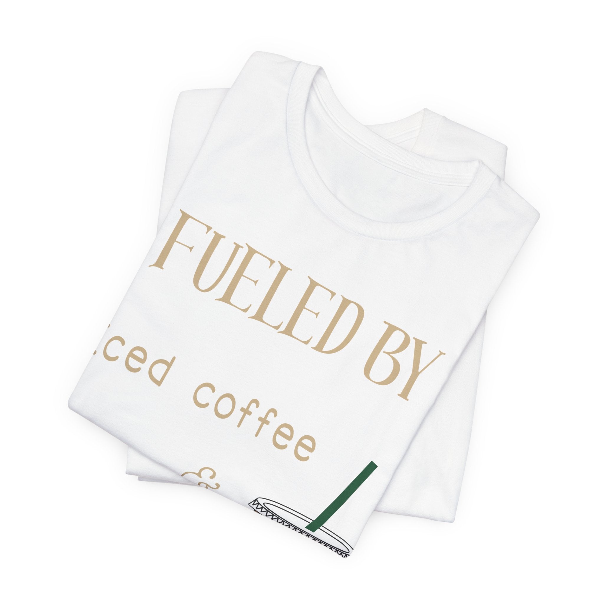 Fueled by Iced Coffee and Anxiety T-Shirt