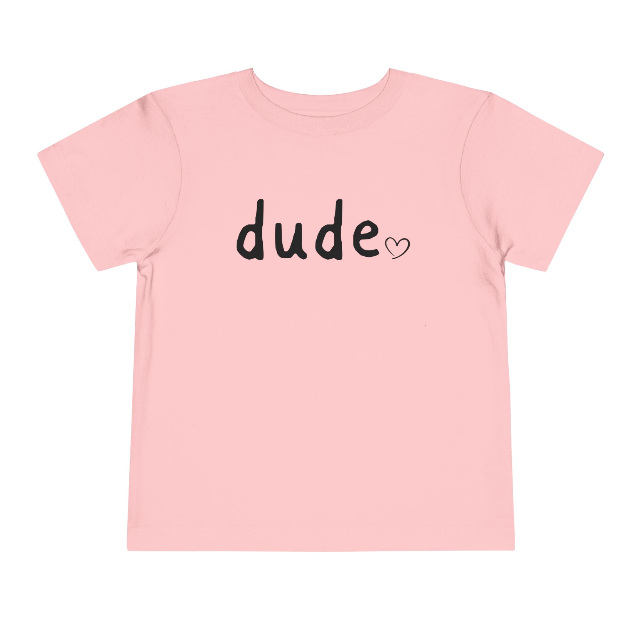Dude Heart Toddler Tee — Kids' 'Dude' Heart T-Shirt