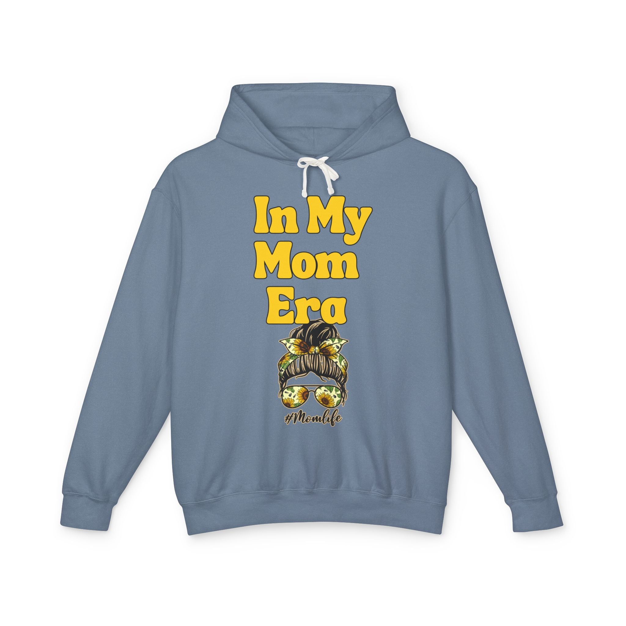 "In My Mom Era" Hoodie — Lightweight Mom Life Sweatshirt