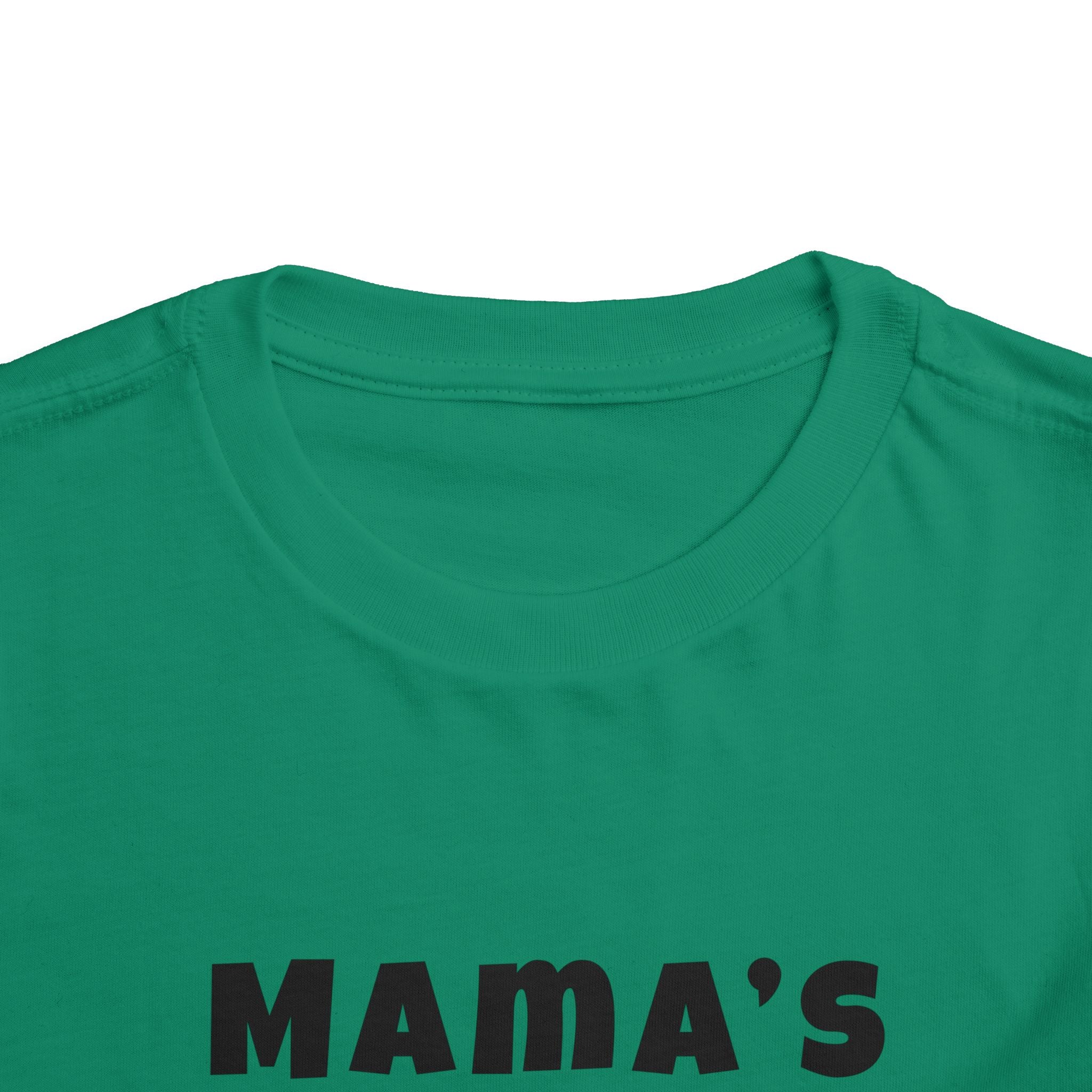 Mama's Boy Toddler Tee — Punk Smiley Graphic
