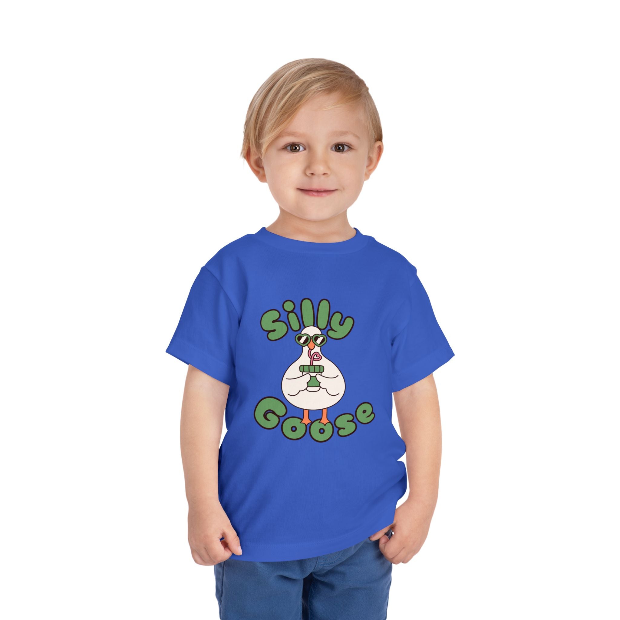 Silly Goose Toddler Tee — Cute Goose Graphic Kids Shirt