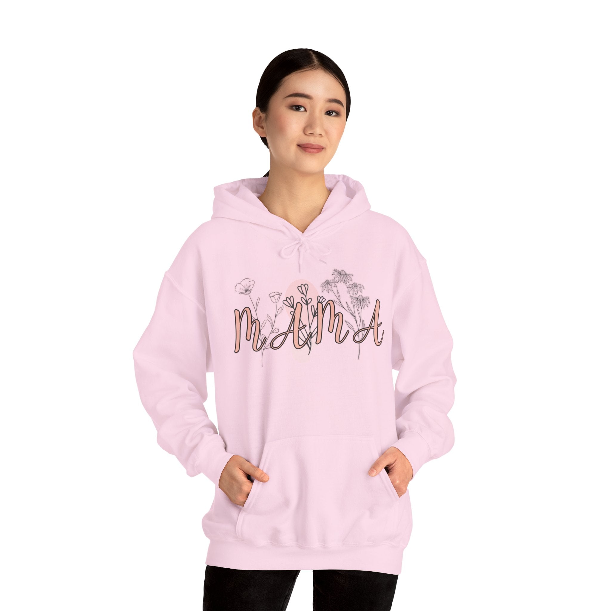 Mama Floral Hoodie – Cozy Mother's Day Gift Sweatshirt