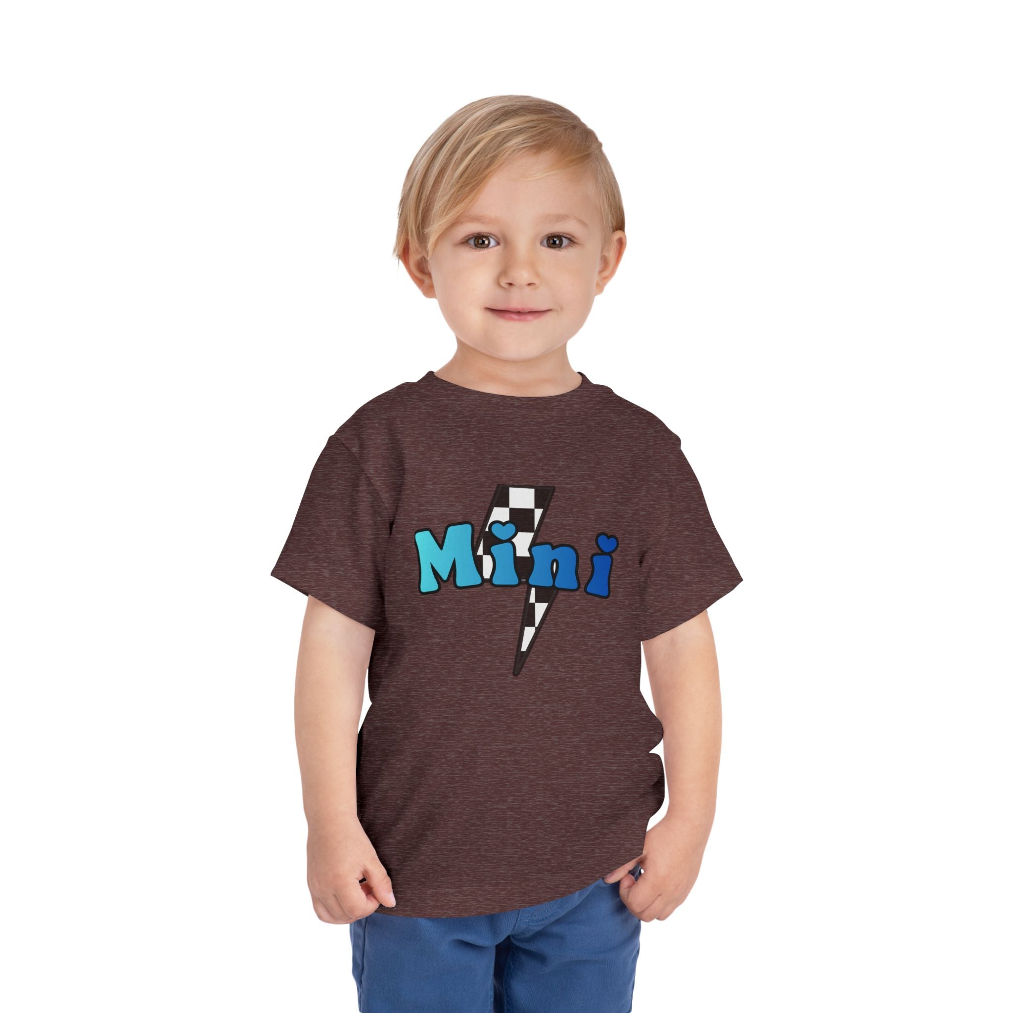 Toddler Lightning Bolt Short Sleeve Tee — Mini Lightning Bolt to Match Mama