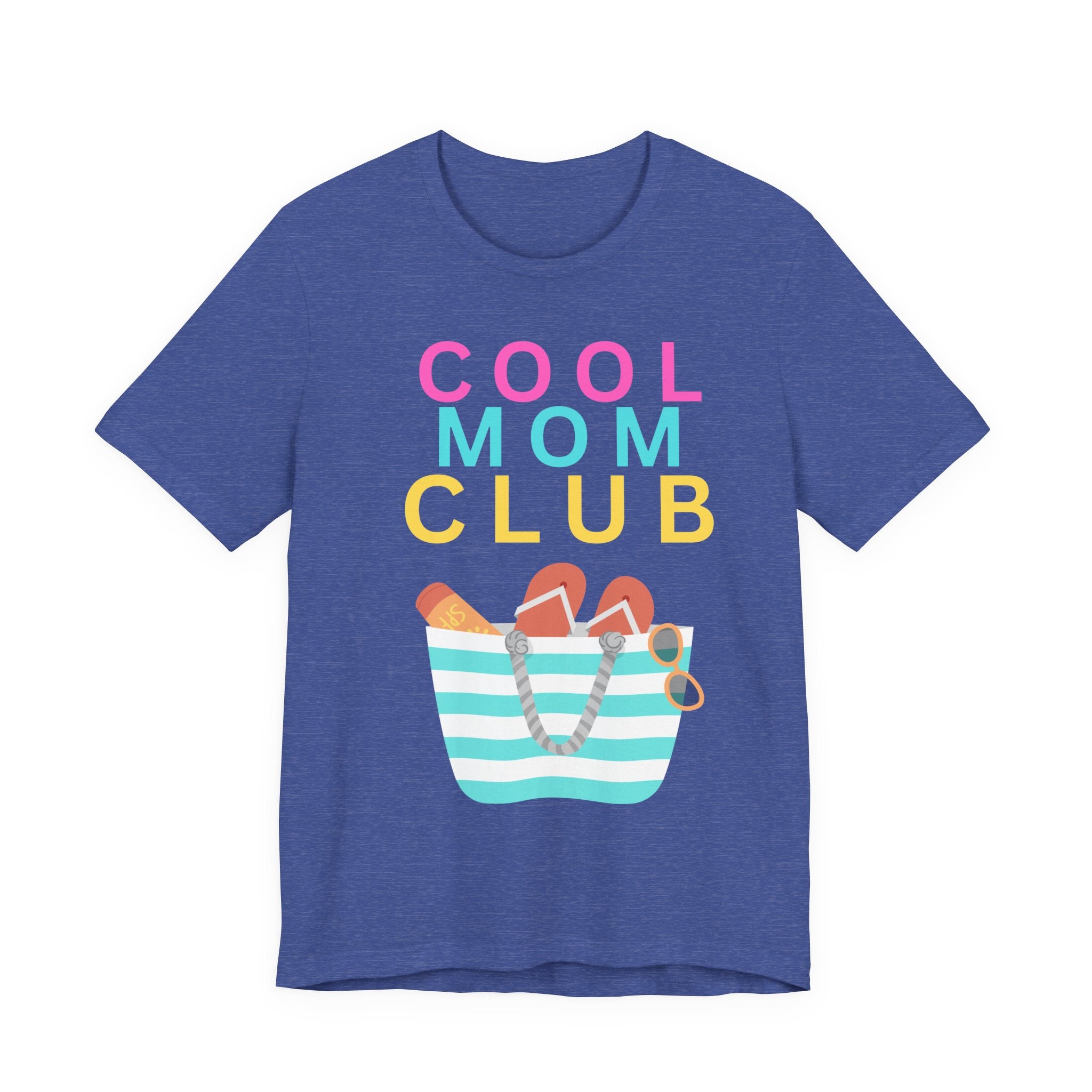 Cool Mom Club Beach Tee — Beach Bag Graphic T-Shirt