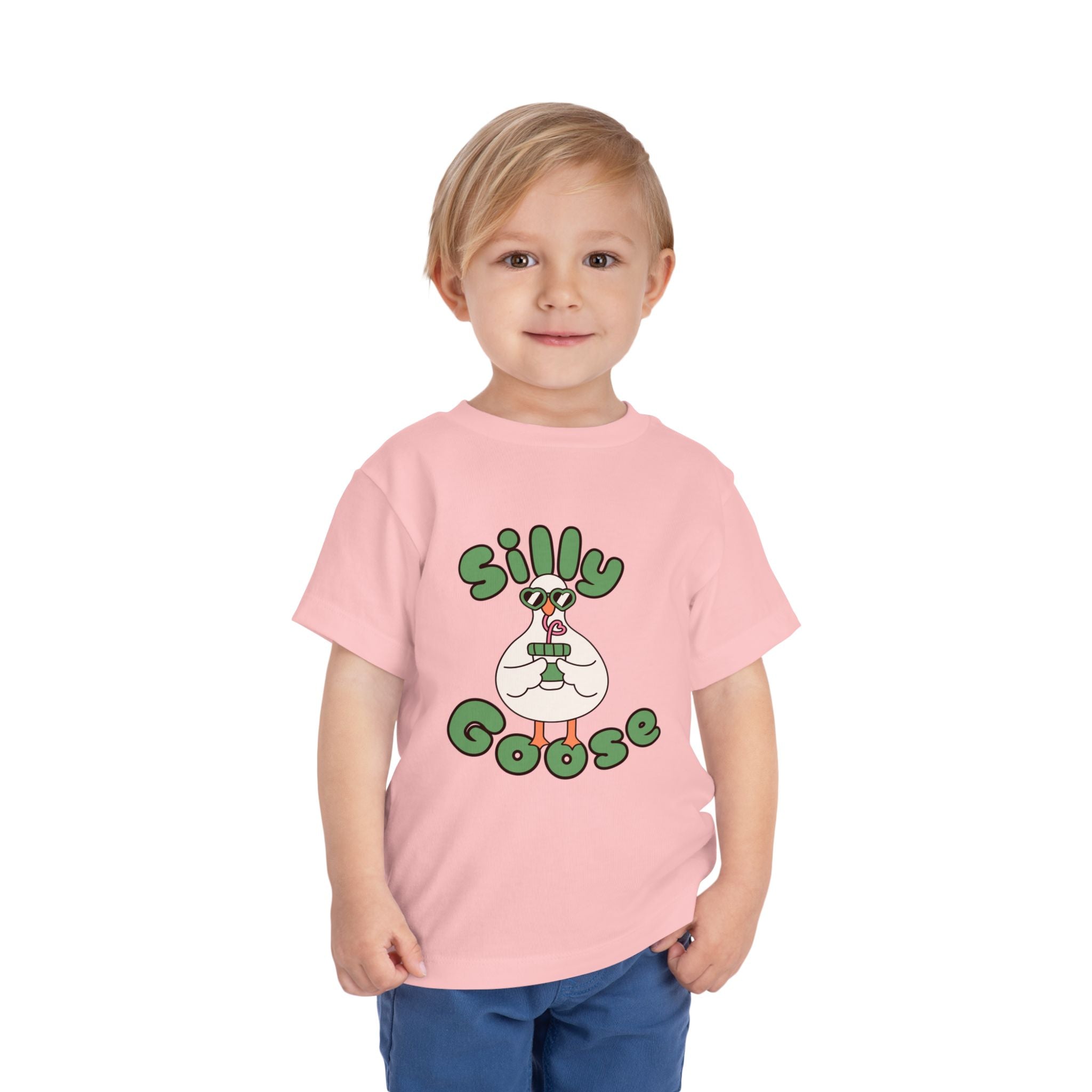 Silly Goose Toddler Tee — Cute Goose Graphic Kids Shirt