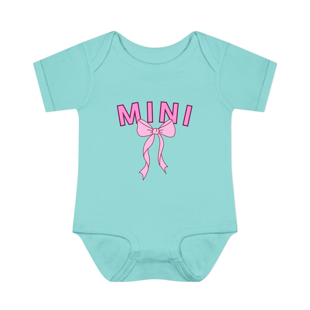 Infant Bodysuit — Mini Onesie with Bow (Matches Mama Shirt)