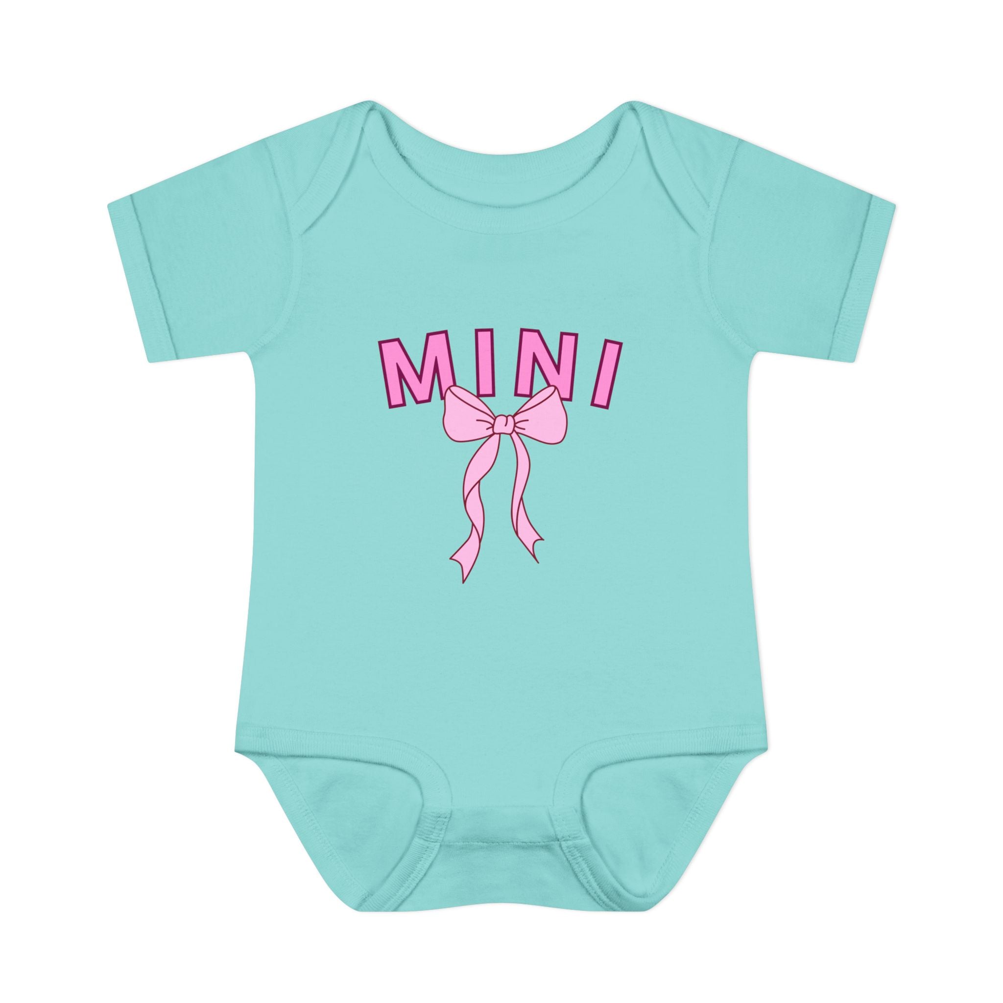 Infant Bodysuit — Mini Onesie with Bow (Matches Mama Shirt)