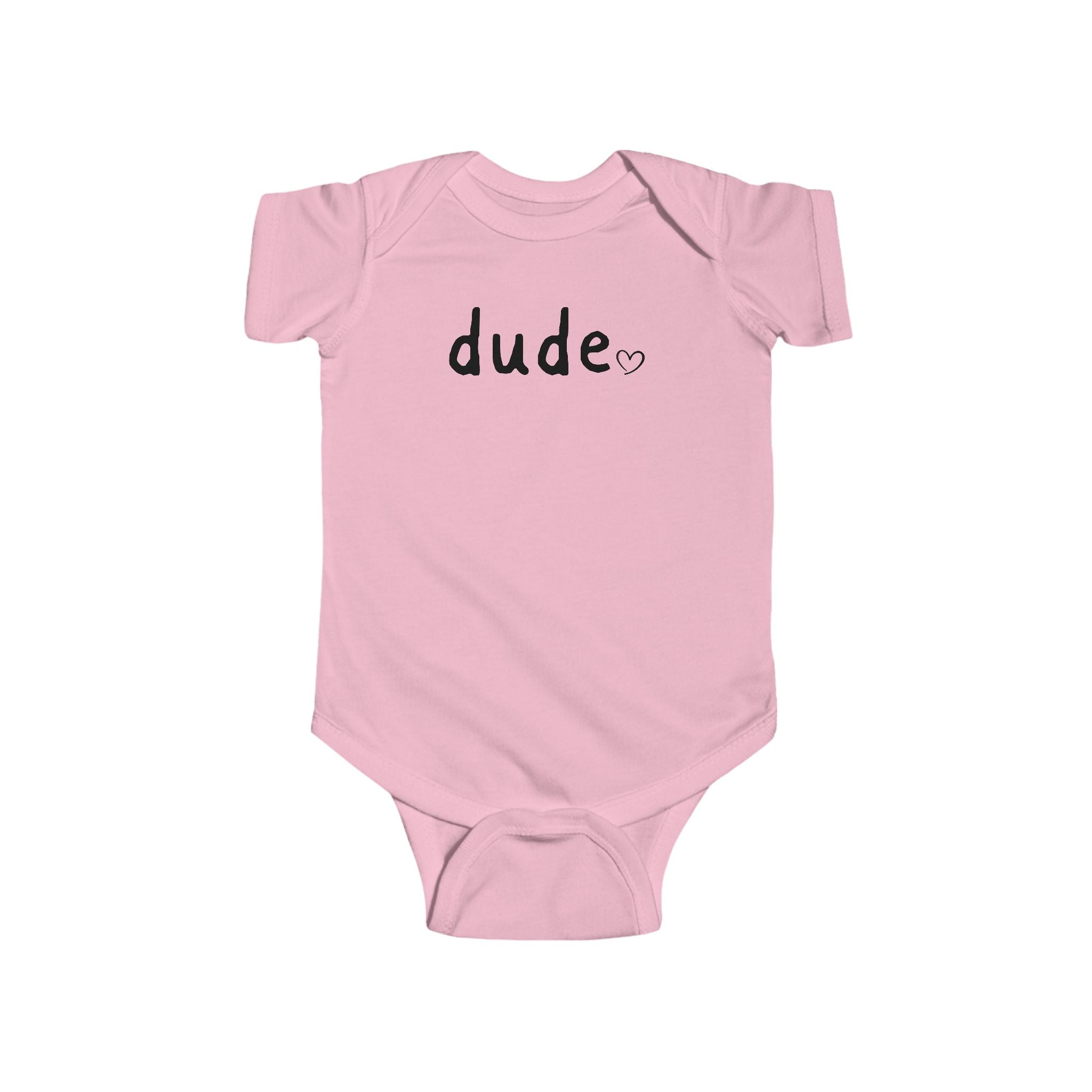 Dude Heart Infant Bodysuit